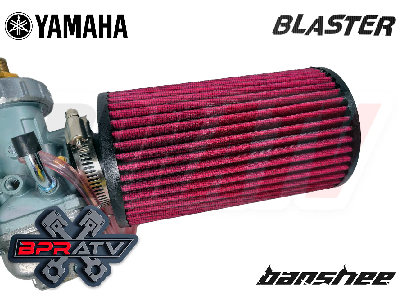 🔥Yamaha Banshee YFZ 350 K&N Style Air Pod Filters Filter Pair Stock Carbs 26mm⚡ - Image 9