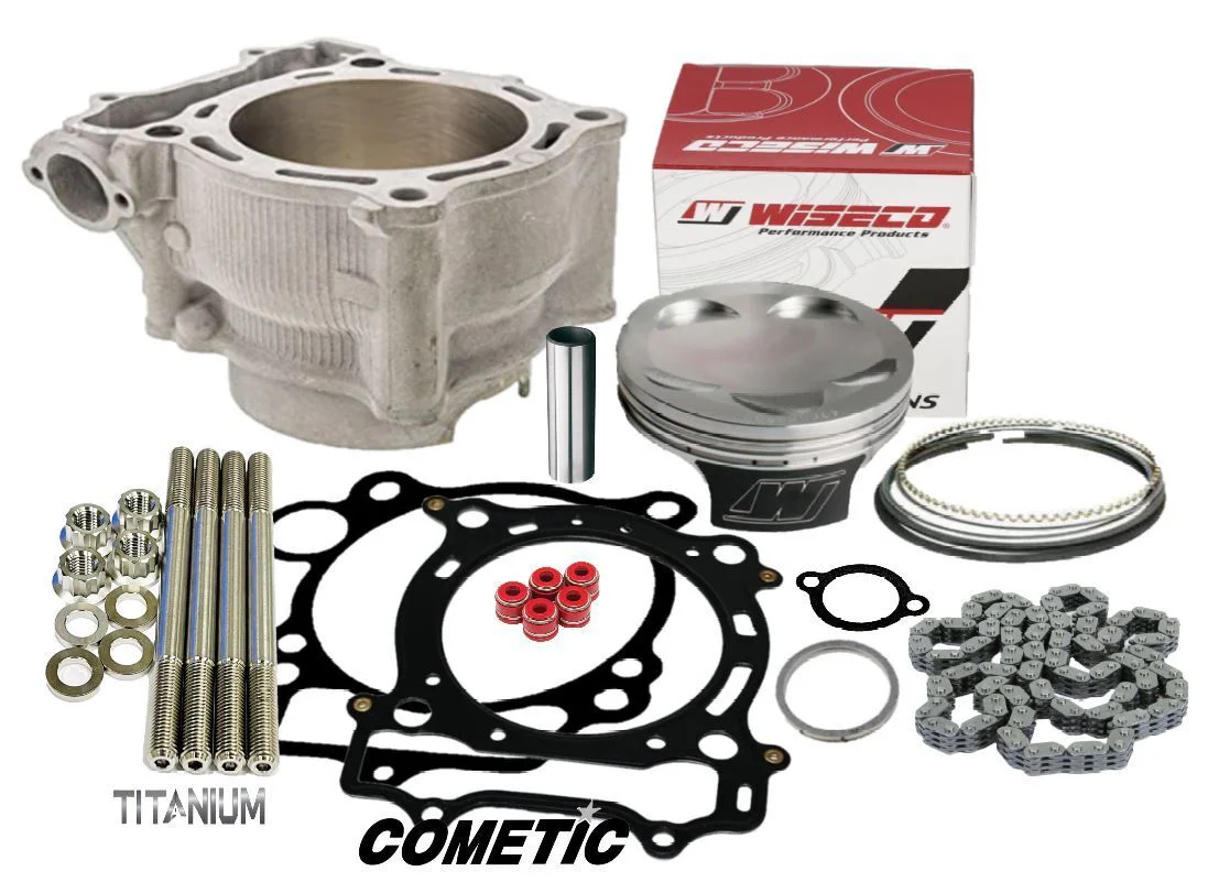 01-13 YZ250F Top End Rebuild Kit 77mm Stock Bore Replacement Cylinder Piston Kit - Image 2