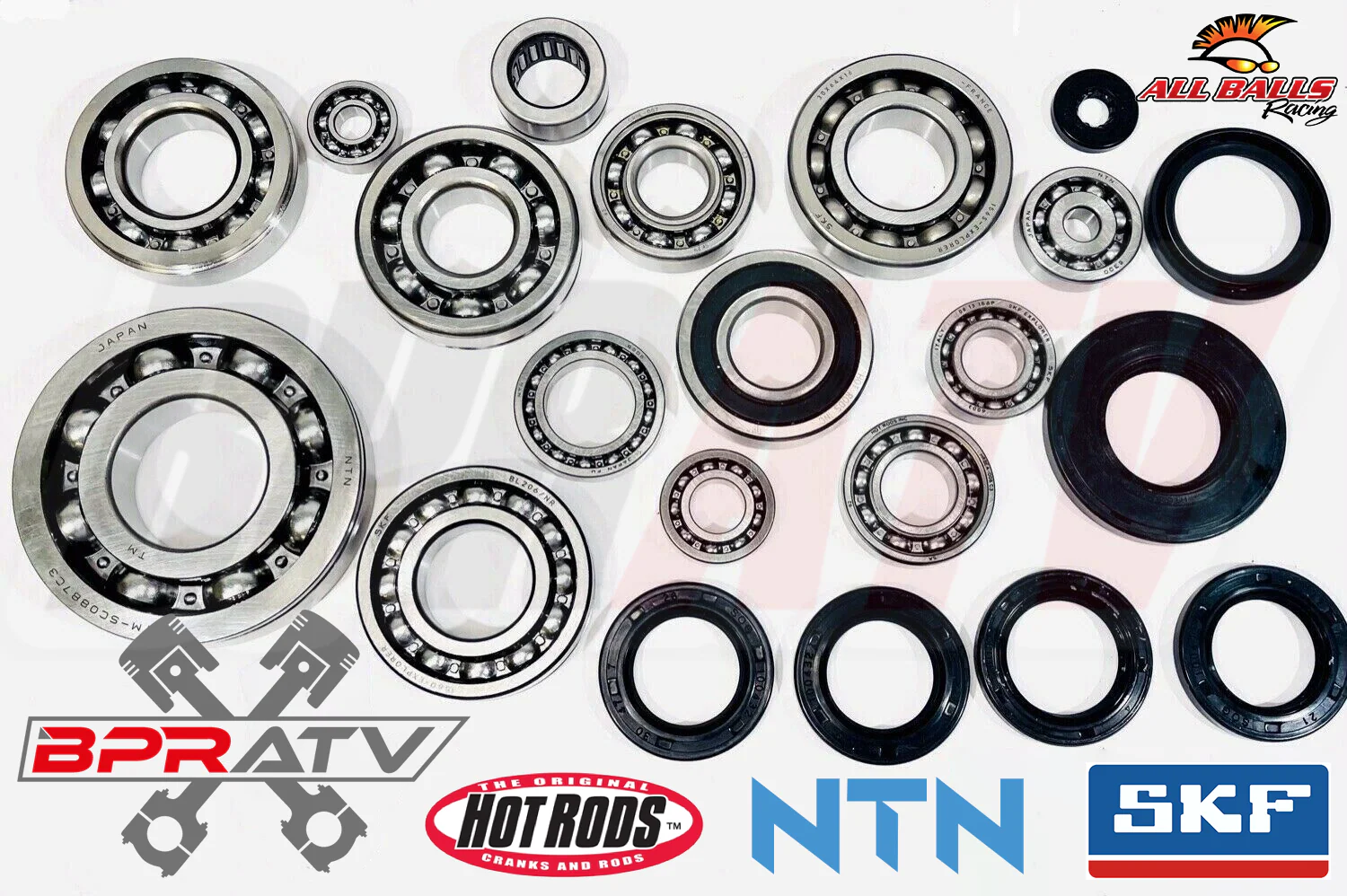 2001-2013 YZ250F YZ 250F Bottom End Bearings Main Crank Transmission Bearing Kit - Image 8
