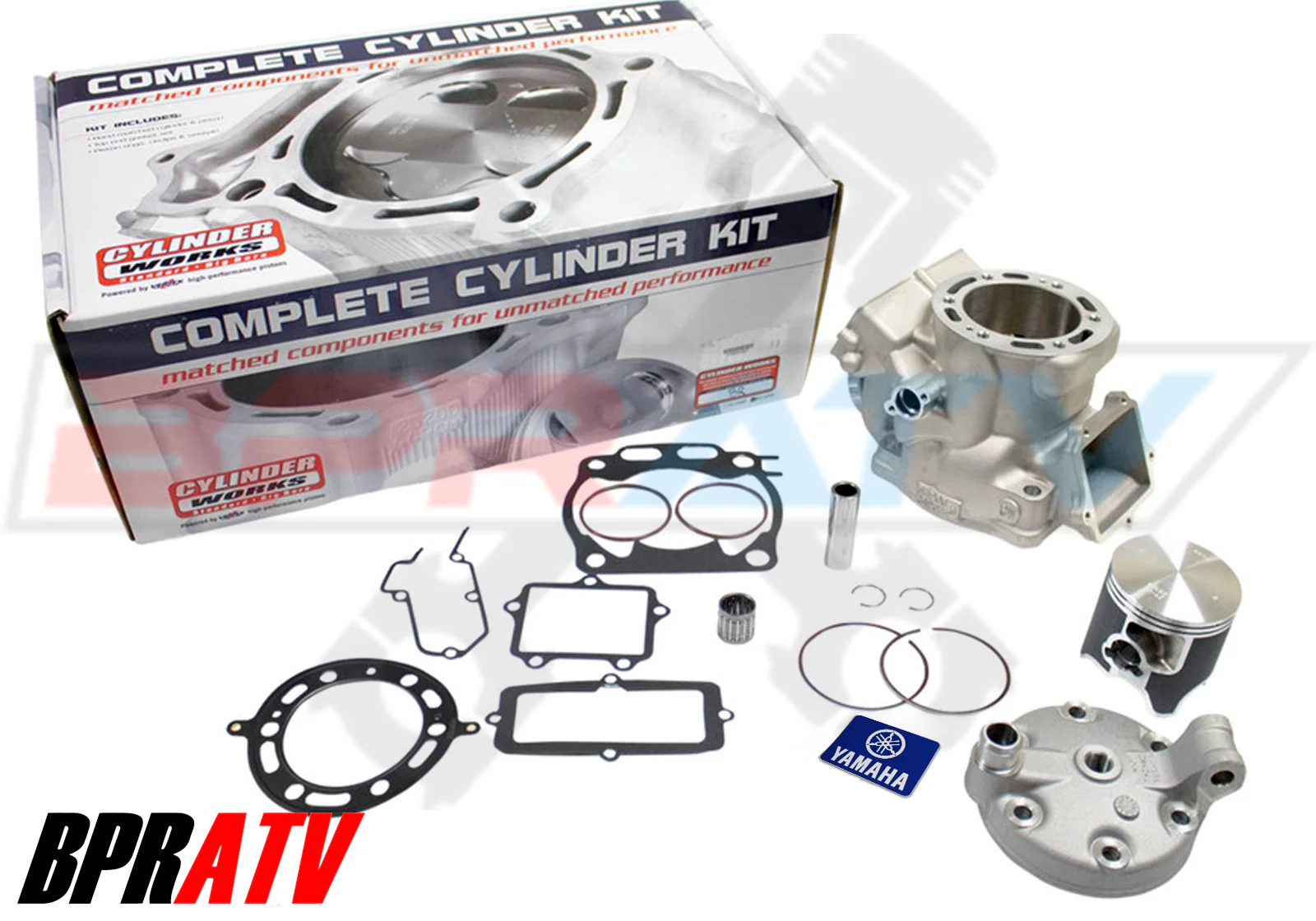 03+ Yamaha YZ250 YZ 250 Cylinder Piston Hot Rod Crank Complete Motor Rebuild Kit - Image 2