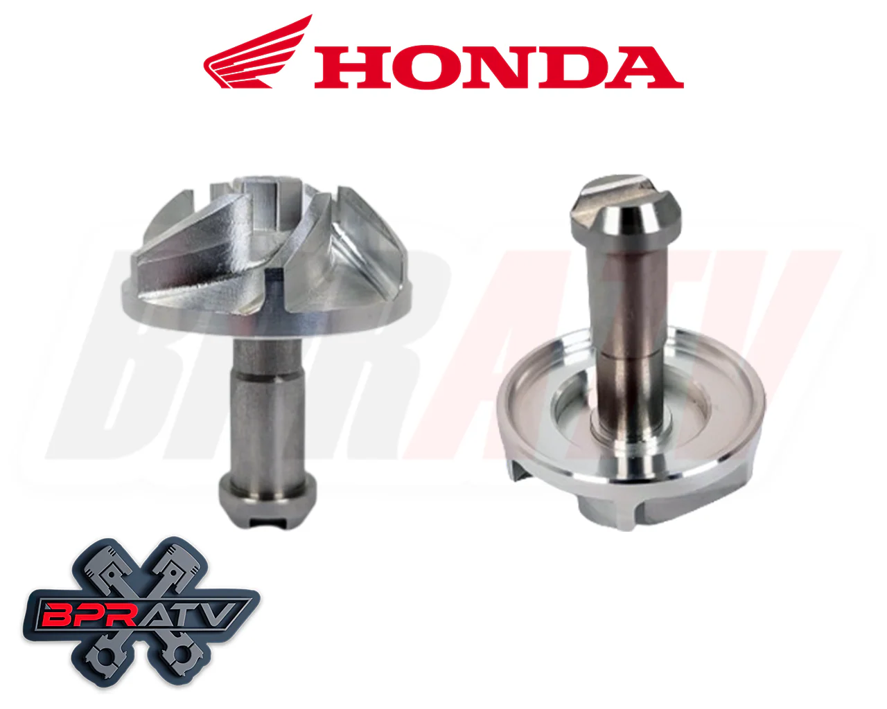 04-05 Honda TRX450R BPR Billet CNC Hi-Flow Water Pump Impeller Shaft Replacement - Image 4