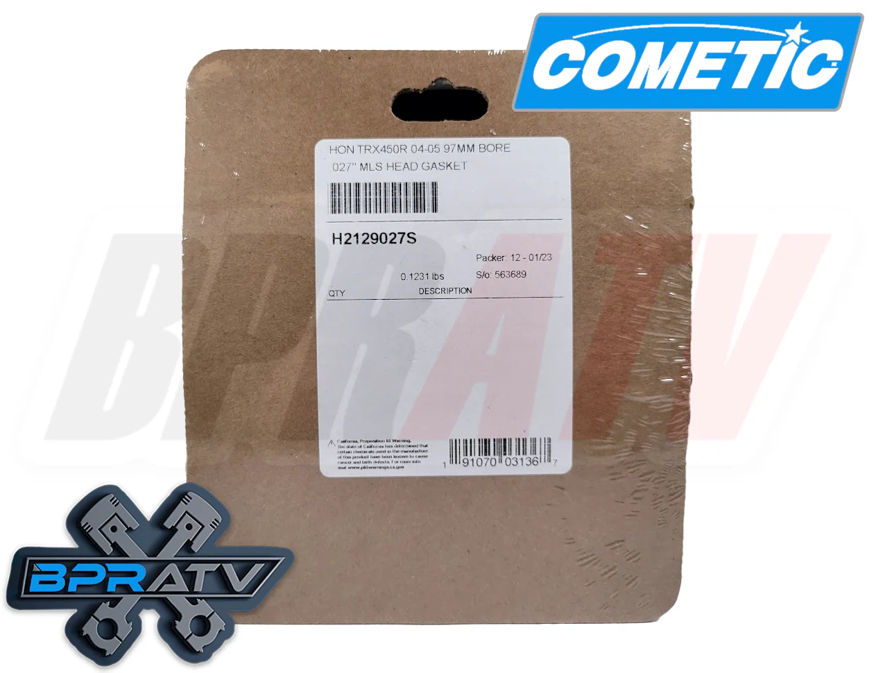 04-05 Honda TRX450R TRX 450R 97mm Big Bore MLS Cometic Head Gasket H2129027S USA - Image 7