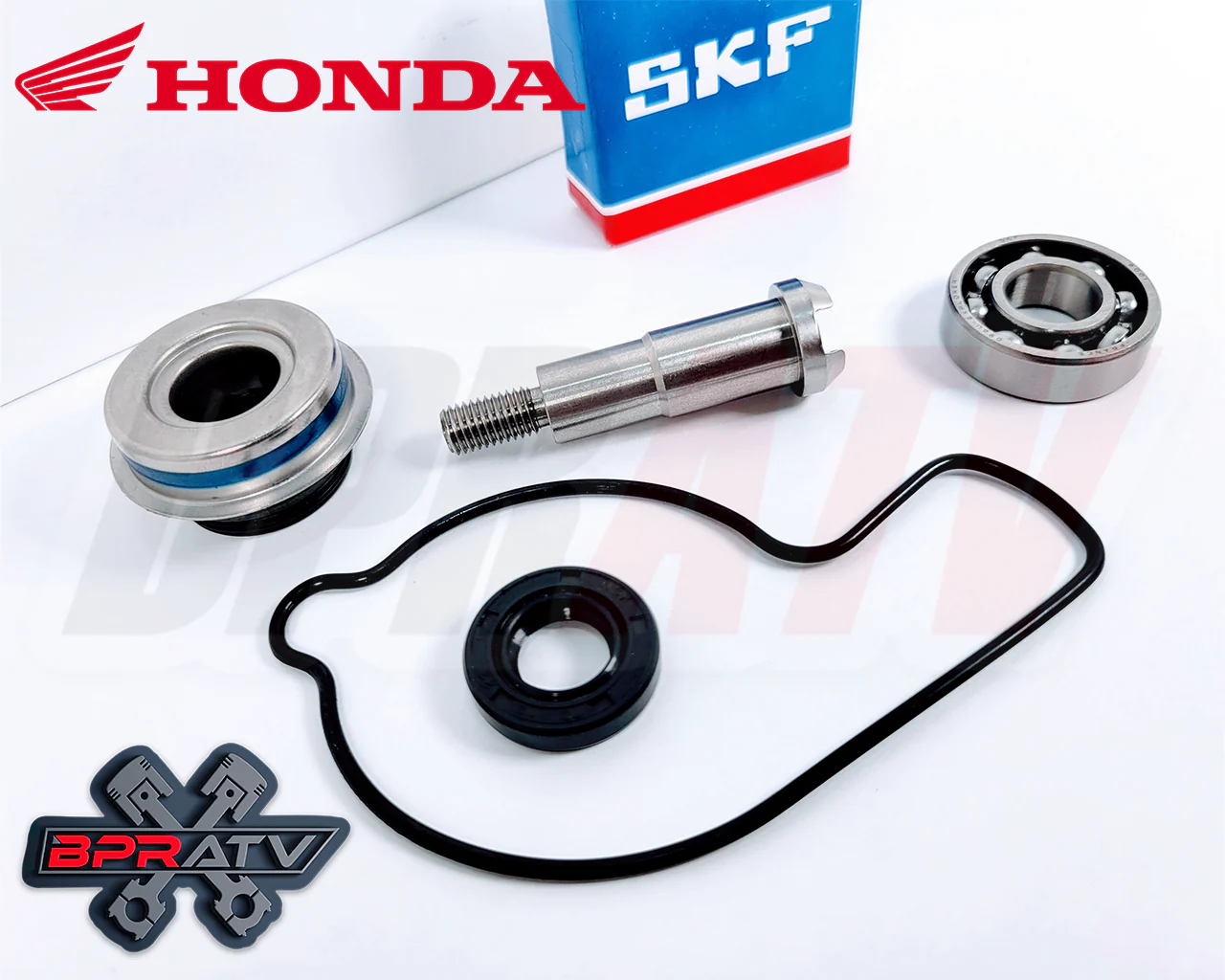 04-05 Honda TRX450R TRX 450R BPR Water Pump Shaft SKF Bearing Seal Rebuild Kit - Image 2