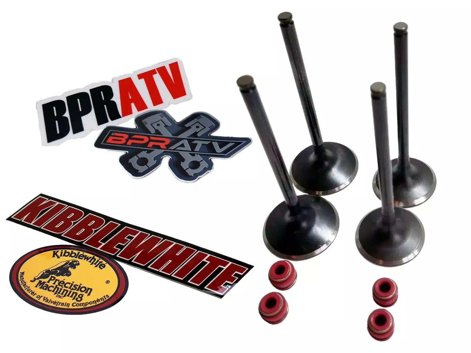 04 05 Honda TRX450R TRX 450R Kibblewhite Valves Springs Guides Head Rebuild Kit - Image 4
