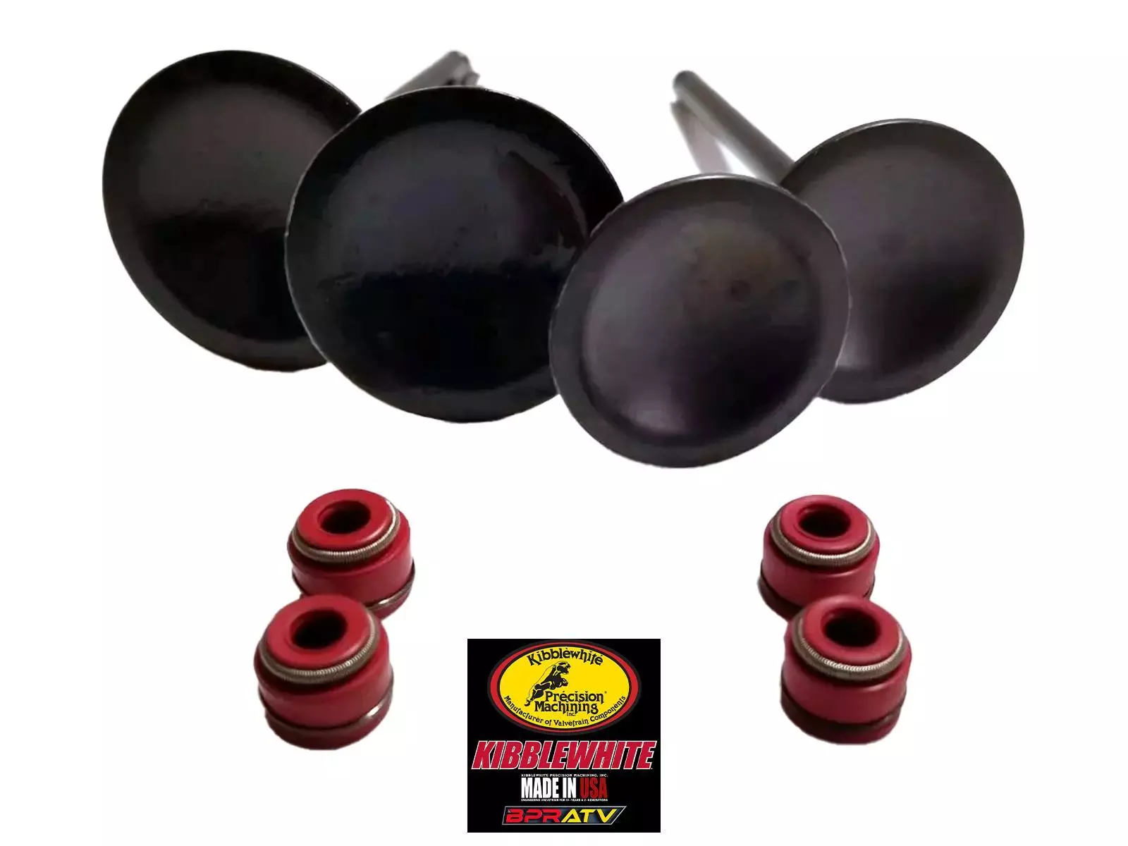 04 05 Honda TRX450R TRX 450R Kibblewhite Valves Springs Guides Head Rebuild Kit - Image 7