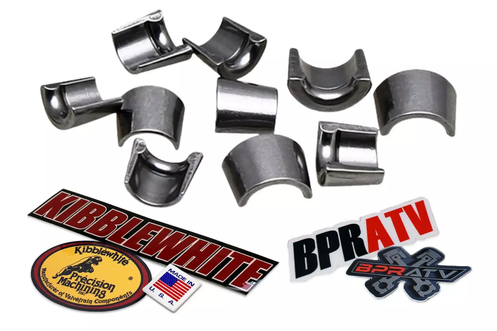 04 05 Honda TRX450R TRX 450R Kibblewhite Valves Springs Guides Head Rebuild Kit - Image 8