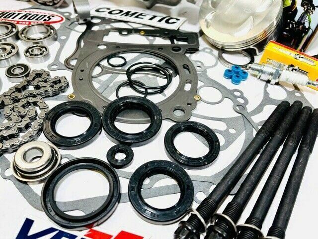 04 05 TRX 450R Rebuild Kit Complete Top Bottom End Hotcam Valves Engine Redo Kit - Image 5