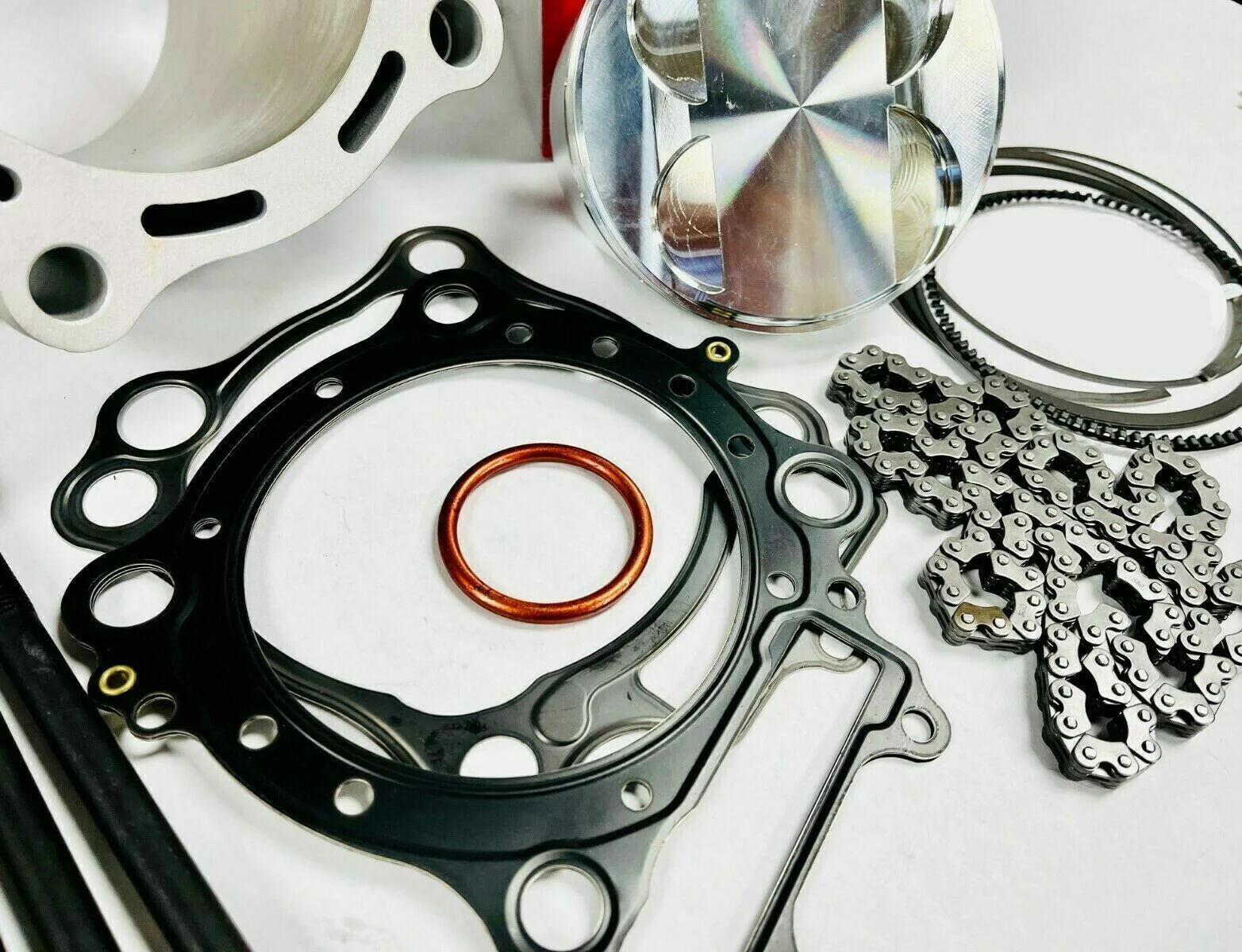 04 05 TRX 450R Rebuild Kit Complete Top Bottom End Hotcam Valves Engine Redo Kit - Image 6