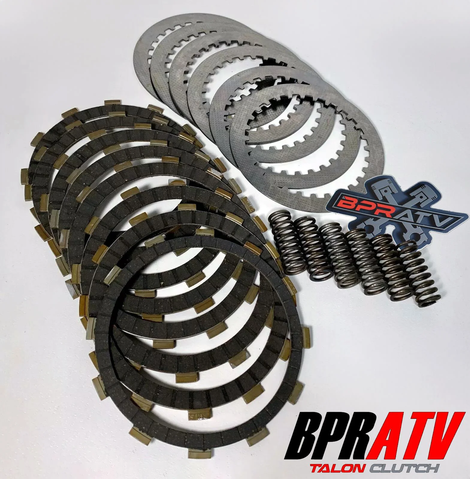 04 05 TRX450R Sportrax Duner Trail Clutch Kit Fibers Steels Springs & OEM Gasket - Image 12