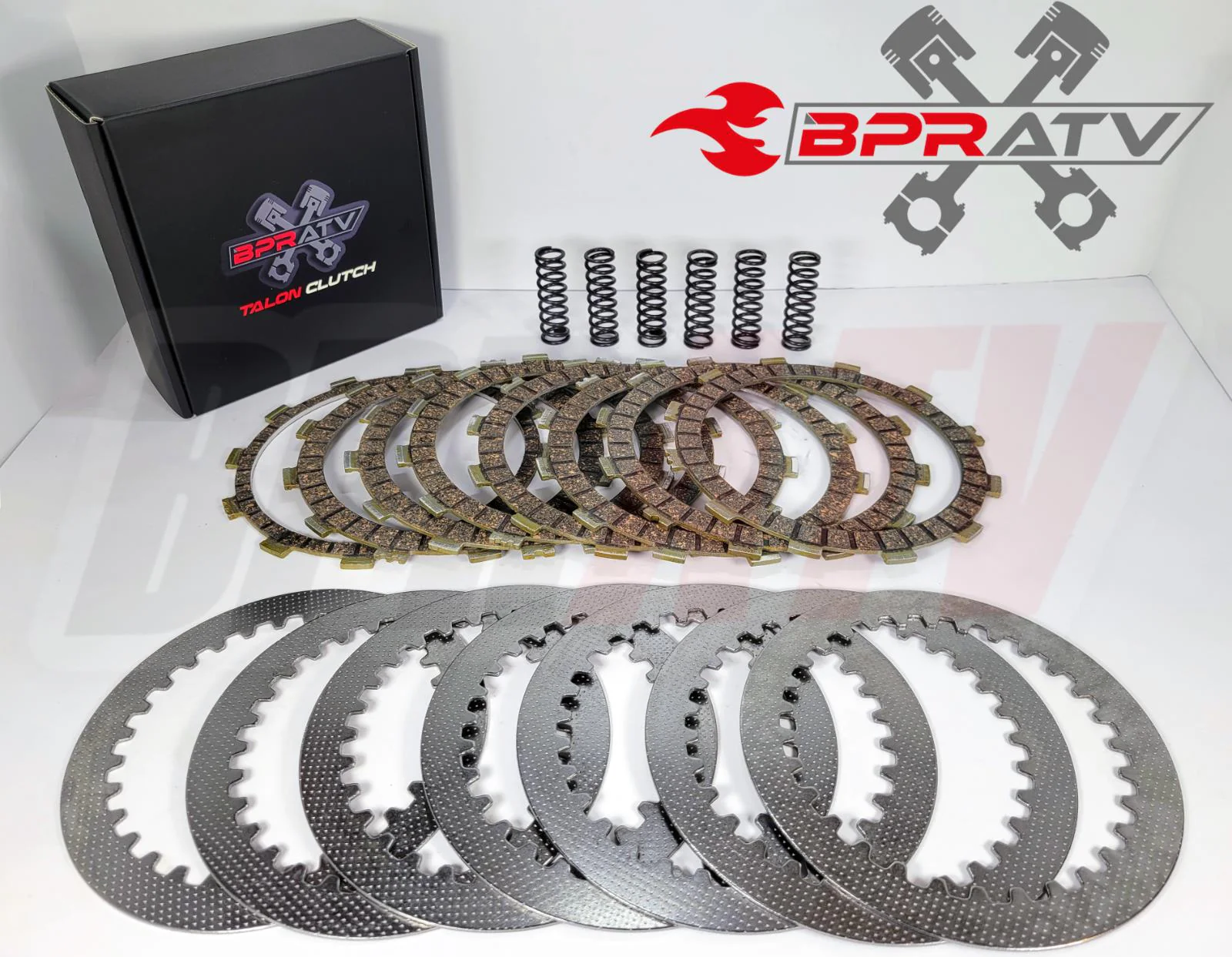 04 05 TRX450R Sportrax Duner Trail Clutch Kit Fibers Steels Springs & OEM Gasket - Image 17