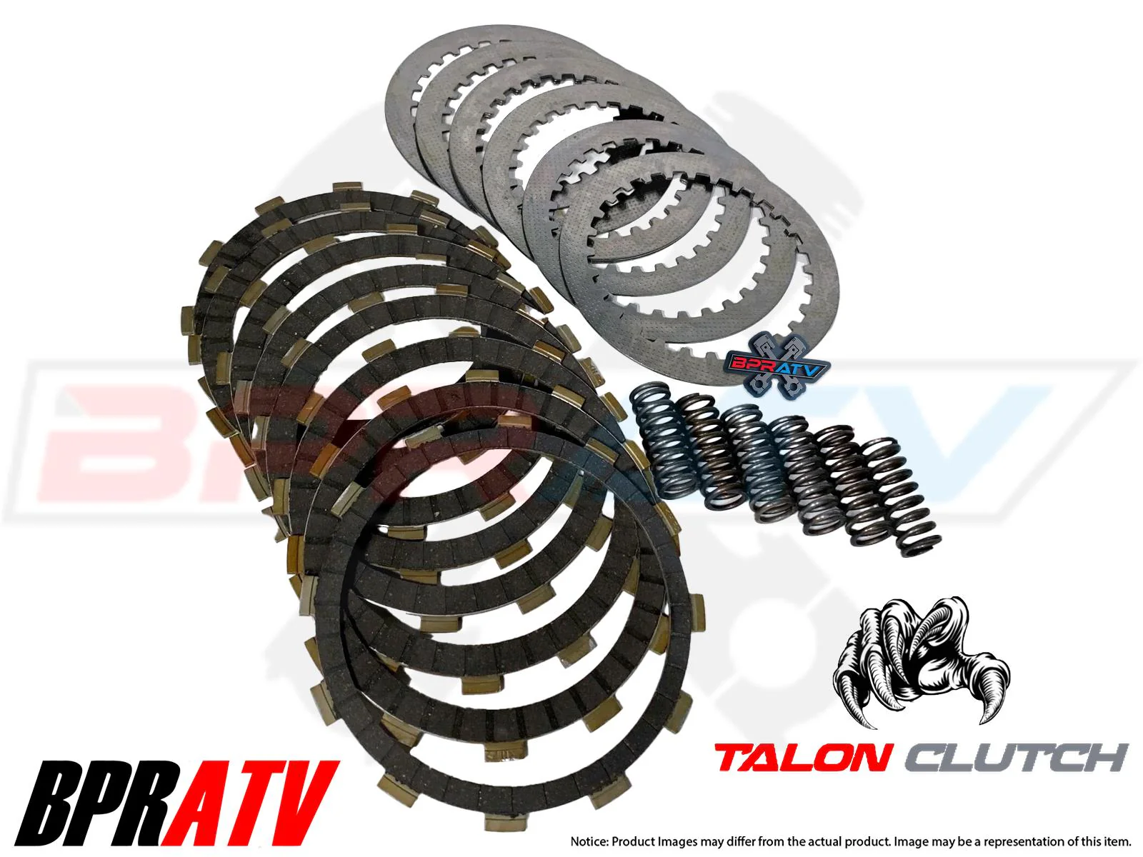 04 05 TRX450R Sportrax Duner Trail Clutch Kit Fibers Steels Springs & OEM Gasket - Image 8