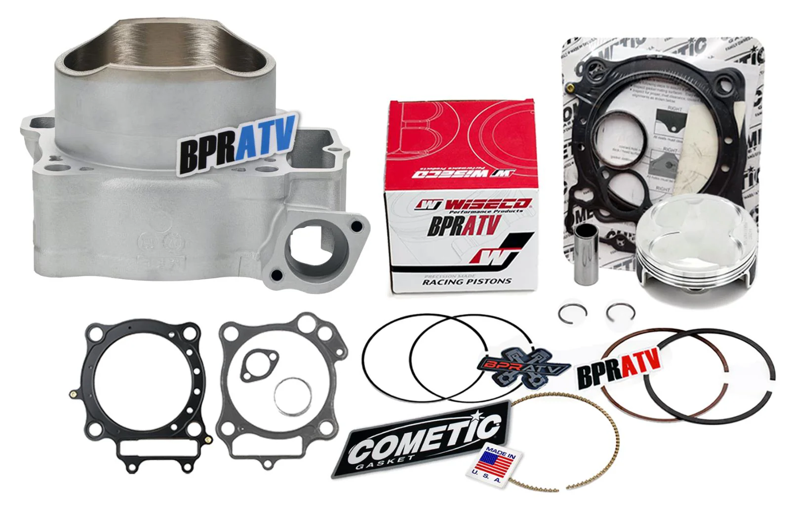 04 05 TRX450R Top End Rebuild Kit 94mm Stock Cylinder Piston Assembly Redo Parts - Image 3