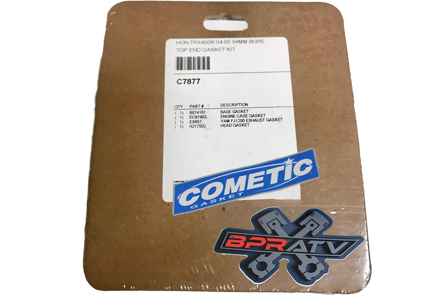 04 05 TRX450R TRX 450R 94mm CP 13:1 Stock Bore Piston Cometic Cylinder Rebuild - Image 7