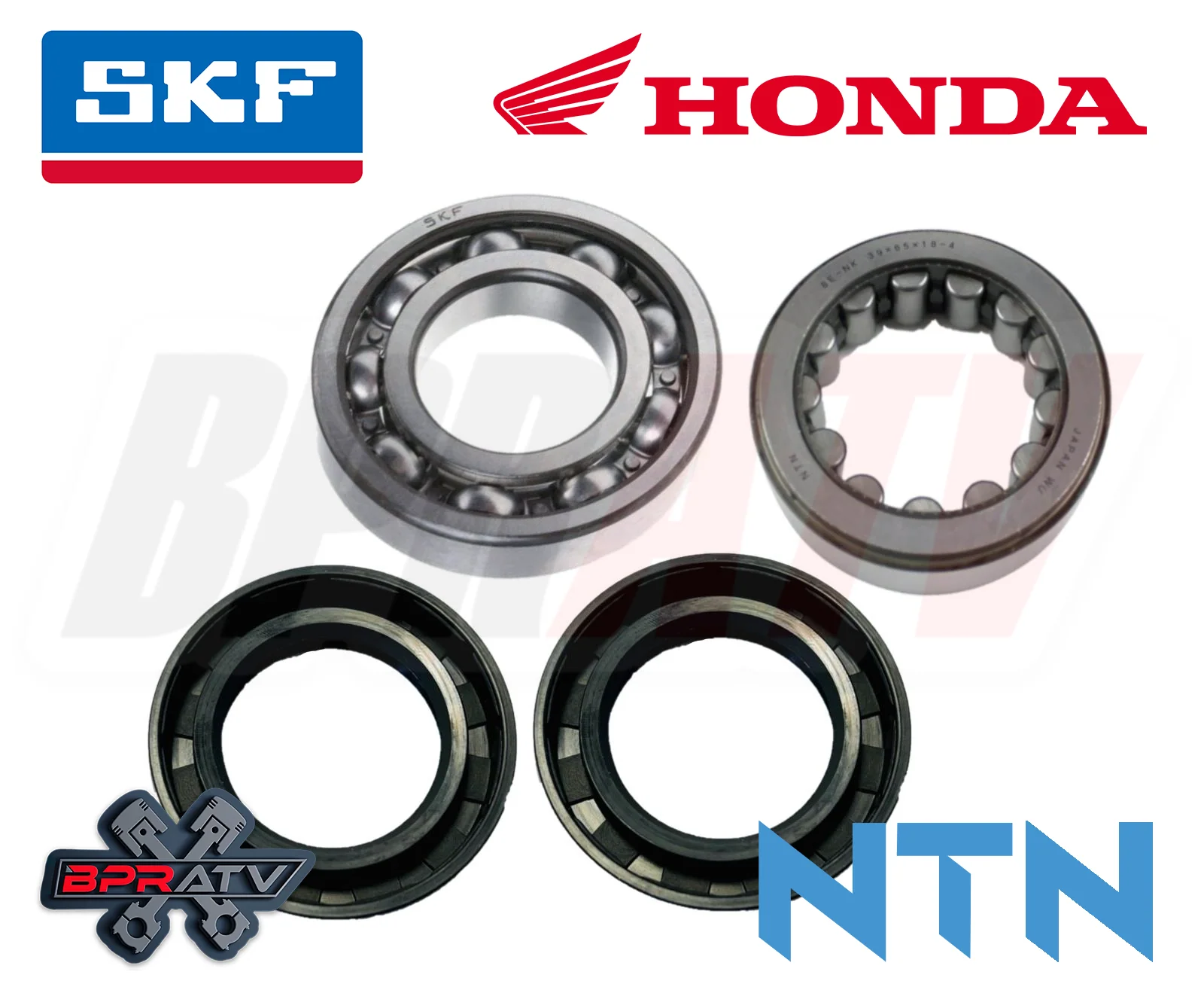 04-05 TRX450R TRX 450R Complete Bearings Kit Crankcase Bottom End Bearing Seals - Image 3