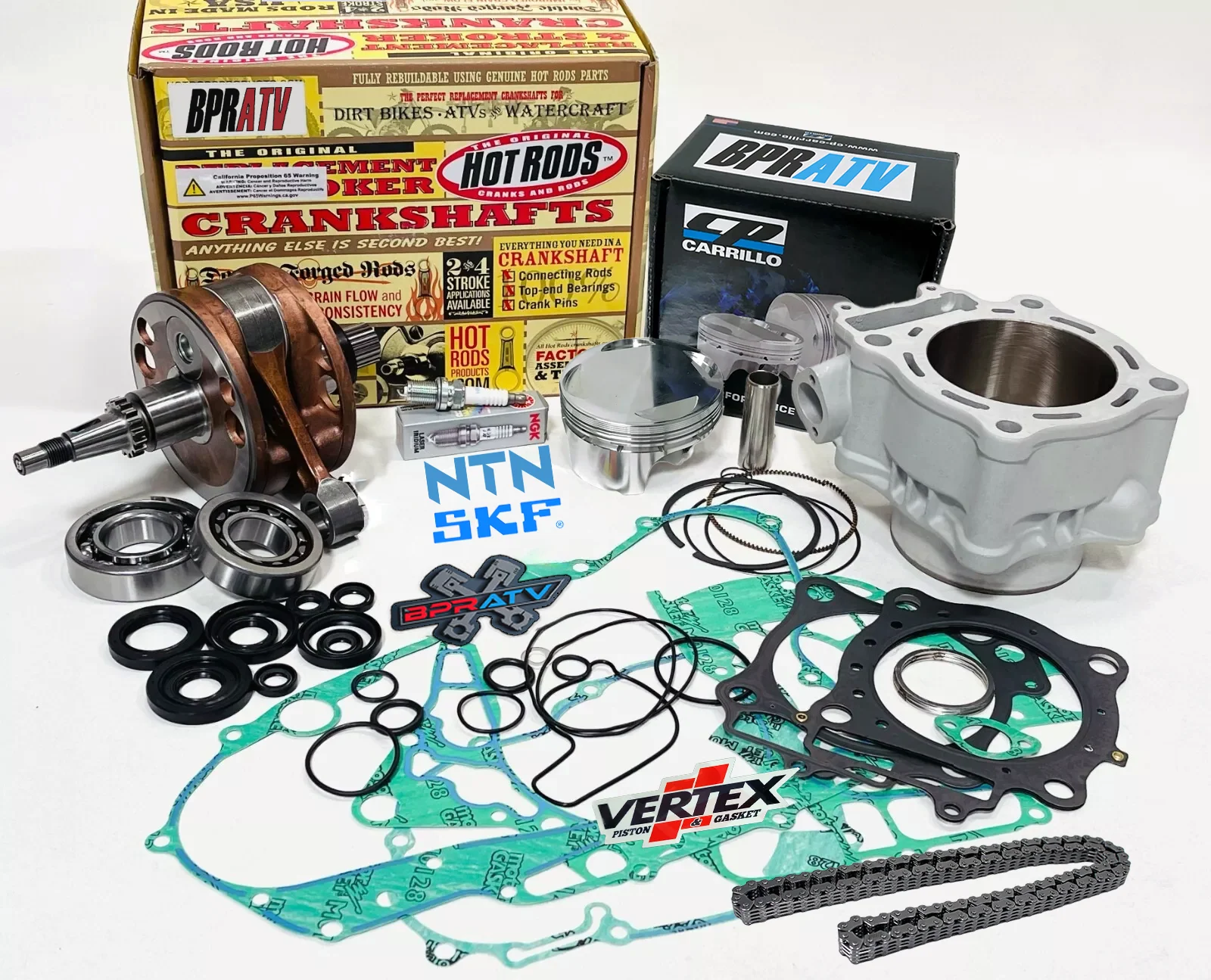 04 05 TRX450R TRX 450R CP RACE PISTON STD Bore Cylinder Crank Engine Rebuild Kit