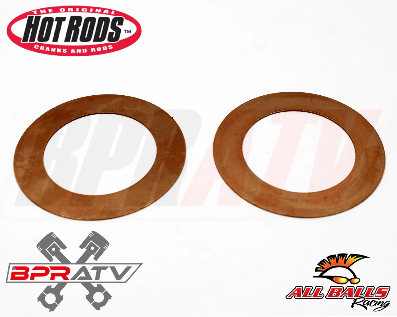 04 05 TRX450R TRX 450R Hot Rods Replacement Crank Pin Rod Bearing Thrust Washers - Image 8
