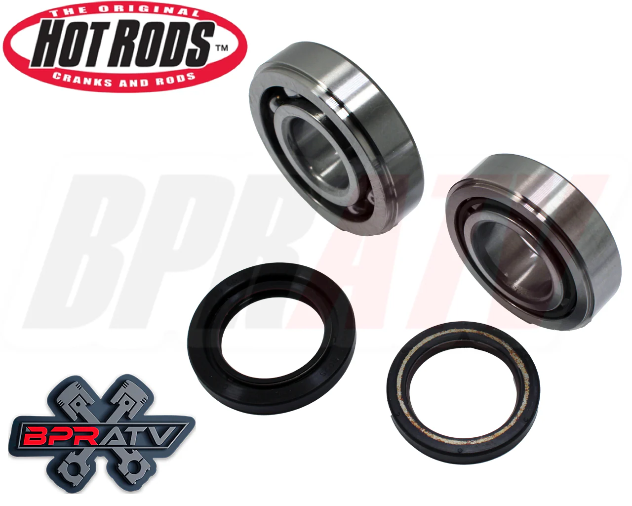 04 05 TRX450R TRX 450R Hotrods Stock Replacement Crank Crankshaft Main Bearings - Image 7