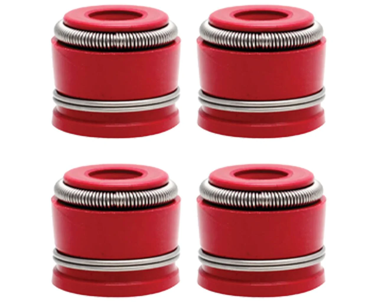 04-05 TRX450R TRX 450R Kibblewhite Valve Set Titanium Spring Kit RED Viton Seals - Image 14