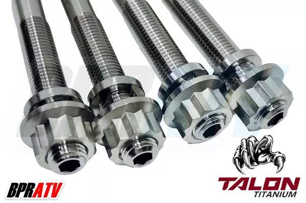 04 05 TRX450R TRX 450R Crankcase Cylinder Studs Head Stud Kit Titanium Bolts Set - Image 11