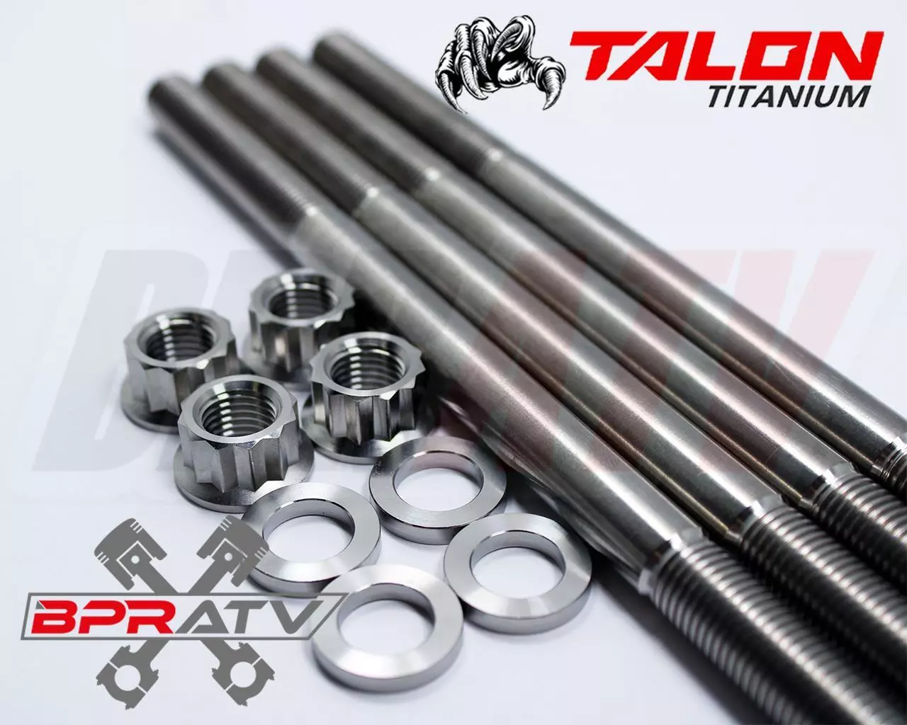 04 05 TRX450R TRX 450R Crankcase Cylinder Studs Head Stud Kit Titanium Bolts Set - Image 14