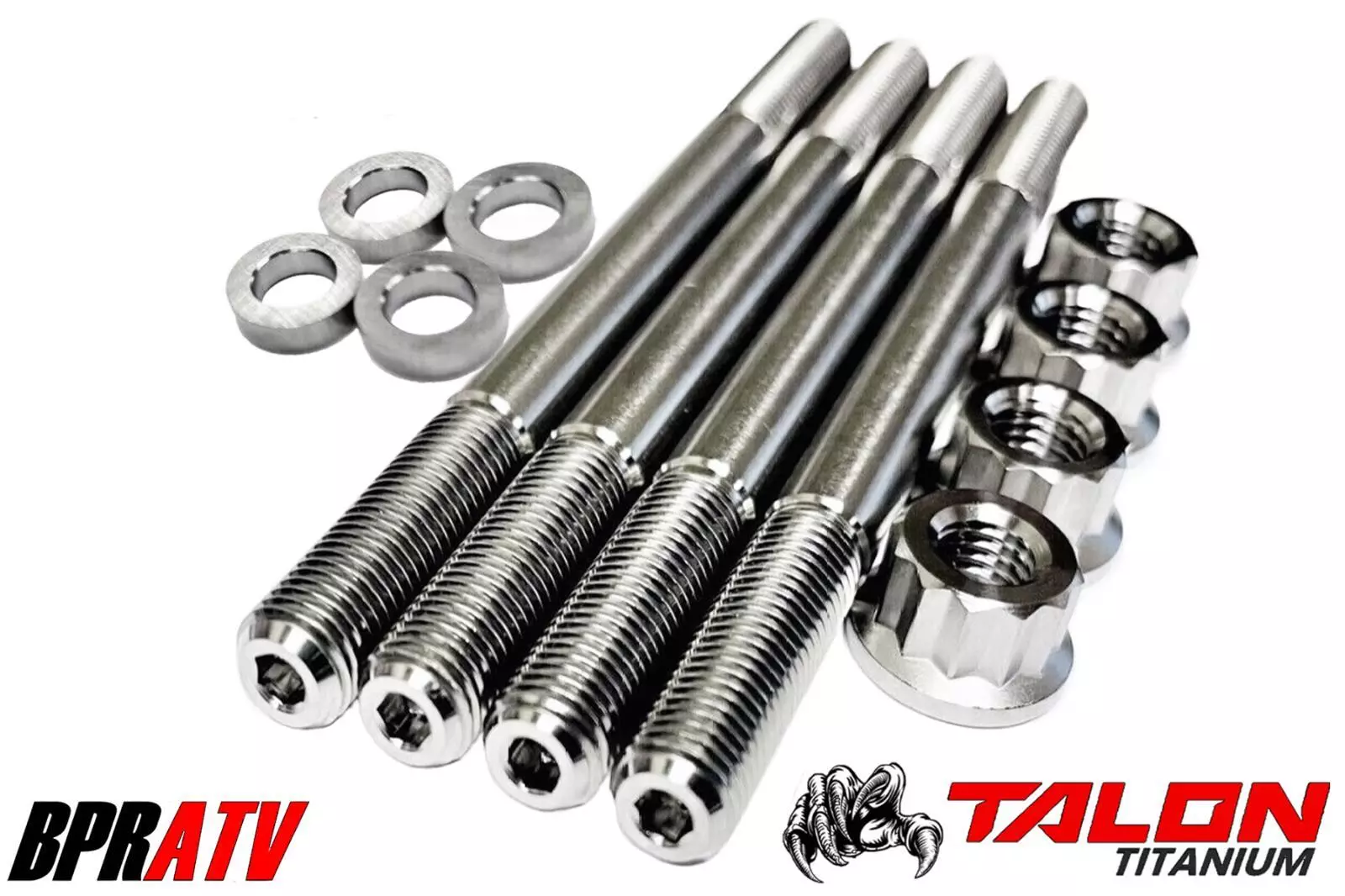 04 05 TRX450R TRX 450R Crankcase Cylinder Studs Head Stud Kit Titanium Bolts Set - Image 5