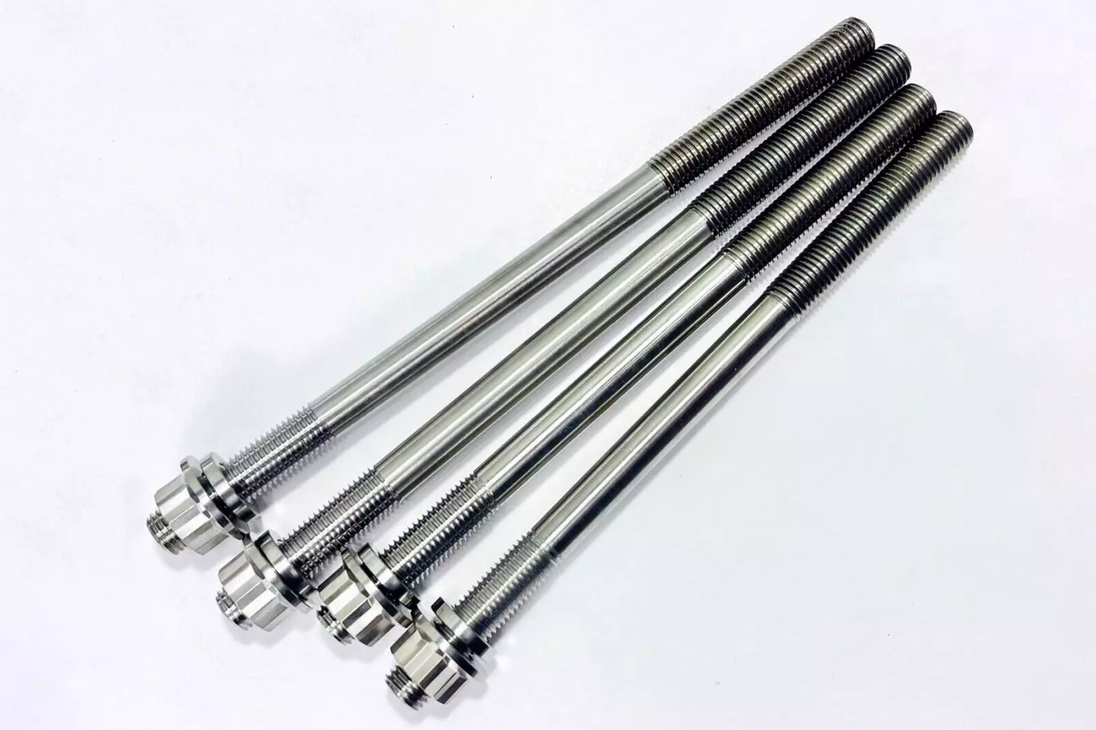 04 05 TRX450R TRX 450R Crankcase Cylinder Studs Head Stud Kit Titanium Bolts Set - Image 8