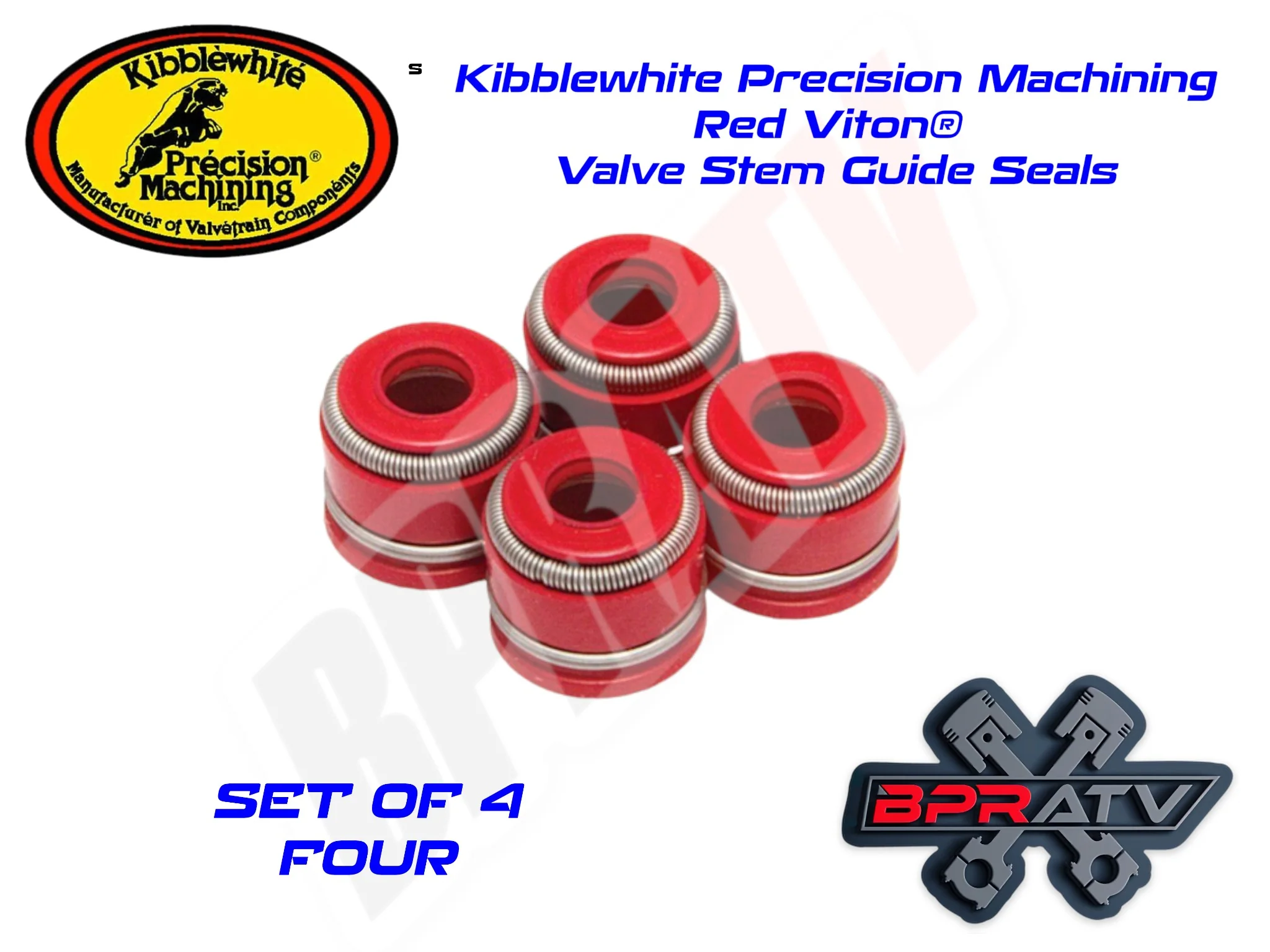04-06 Suzuki RMZ250 RMZ 250 Kibblewhite Head Intake Exhaust Valve Guides Seals - Image 10