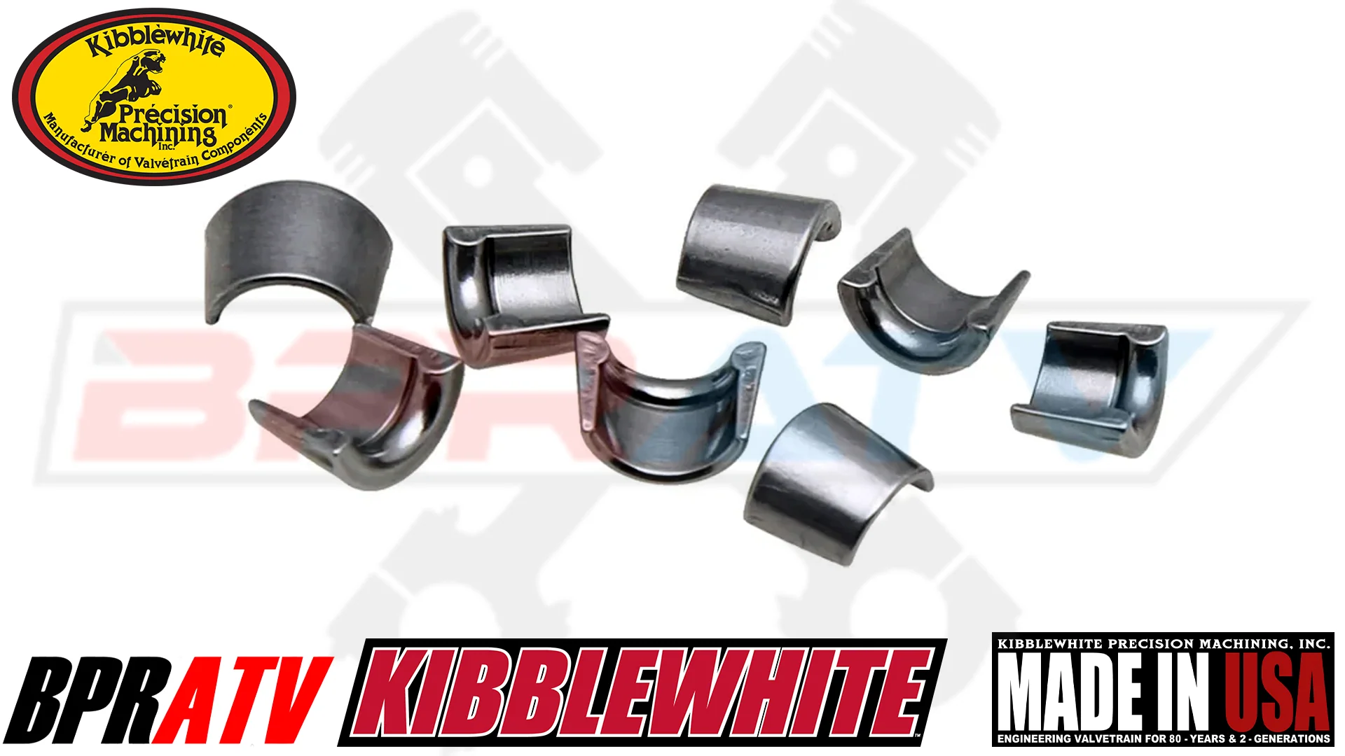 04-07 Honda CRF250R CRF 250R Kibblewhite OEM Replacement Valve Keeper Cotter Kit - Image 3