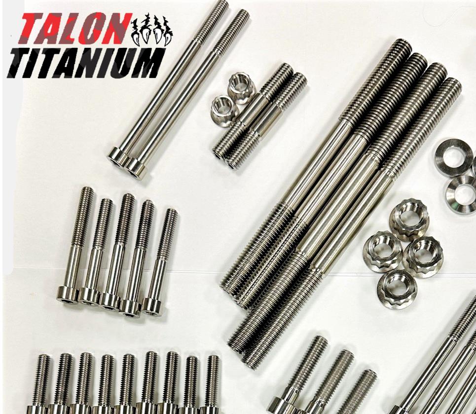 05-07 LTR450 LT-R Titanium Bolt Kit Crankcase Side Covers Water Oil Pump Ti Bolt - Image 2