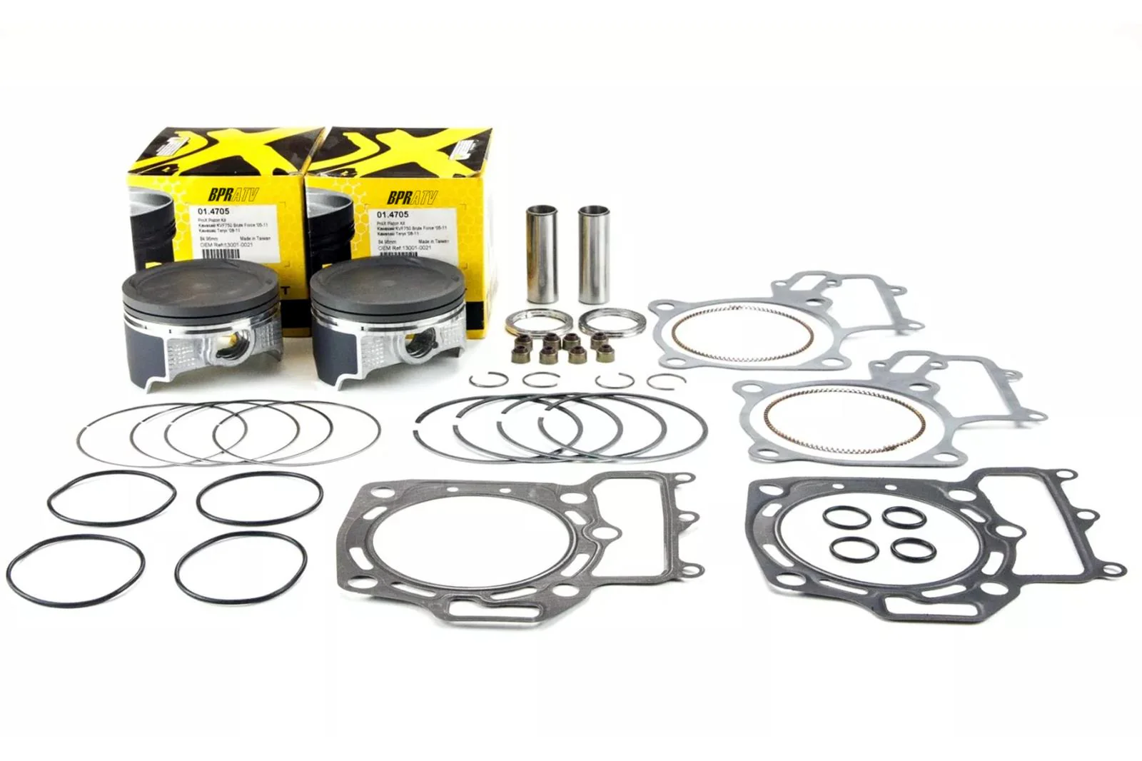 05-11 Brute Force Teryx 750 85mm Cylinders Pro X Pistons Top End Rebuild Cometic - Image 19