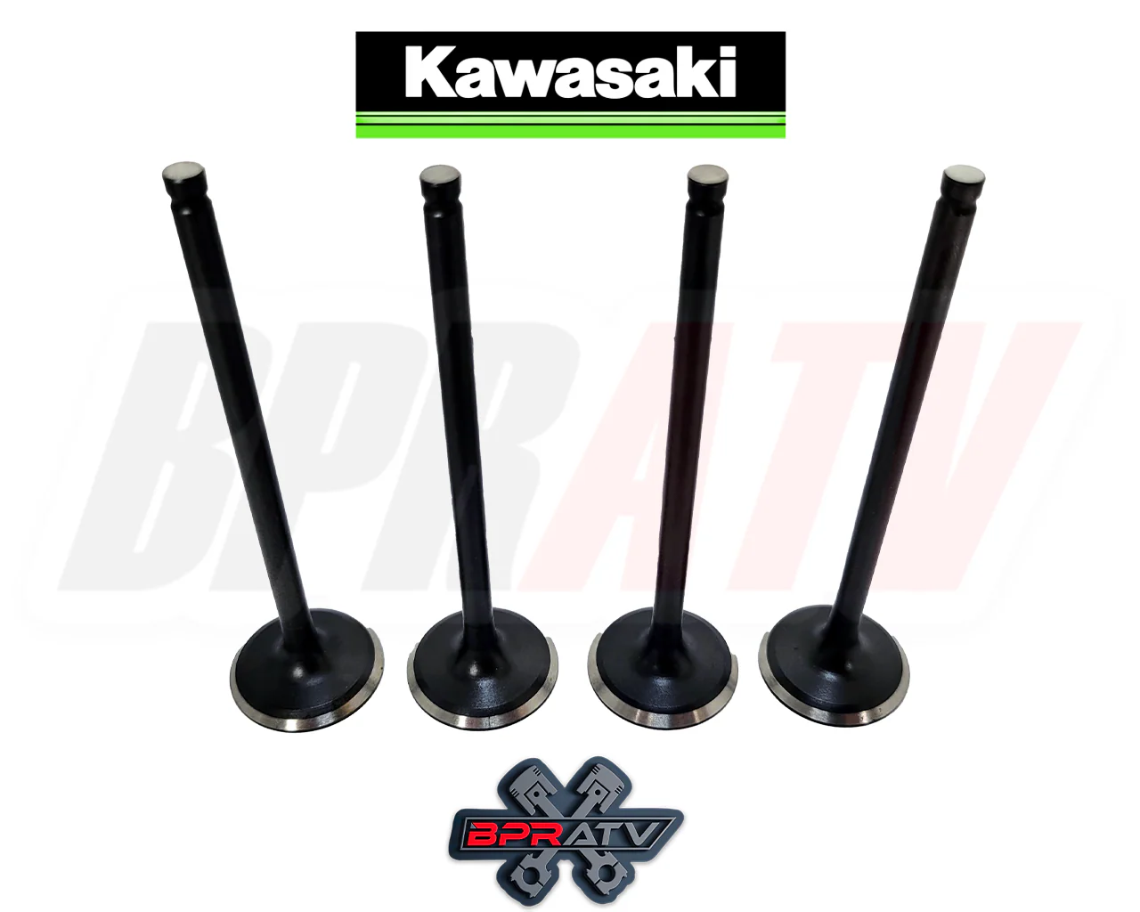 05-13 Kawasaki Brute Force 650 KVF650 Exhaust & Intake Valves Stem Seals Fix Kit - Image 3