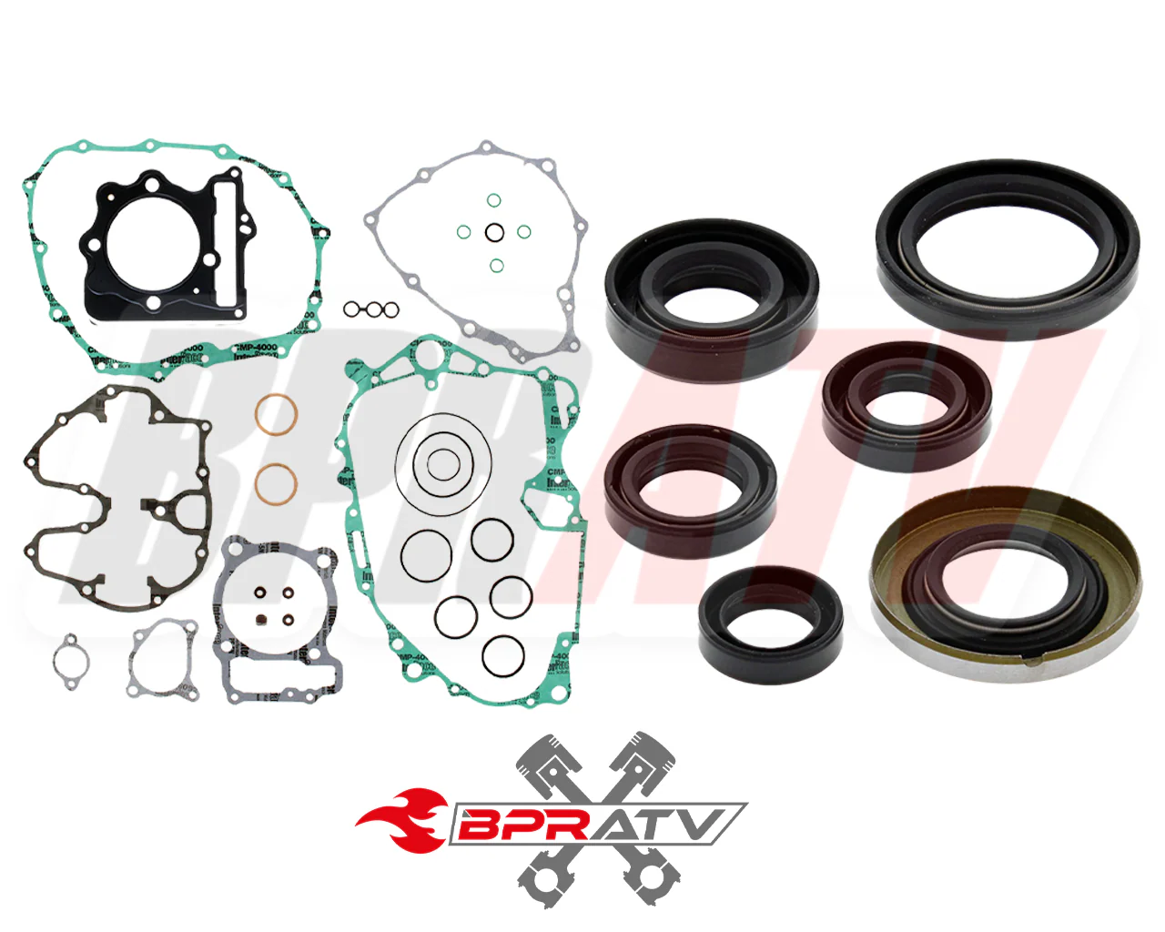 05-14 400EX 400 EX Stock Simple Rebuild Kit Wiseco Piston Complete Gaskets Seals - Image 5