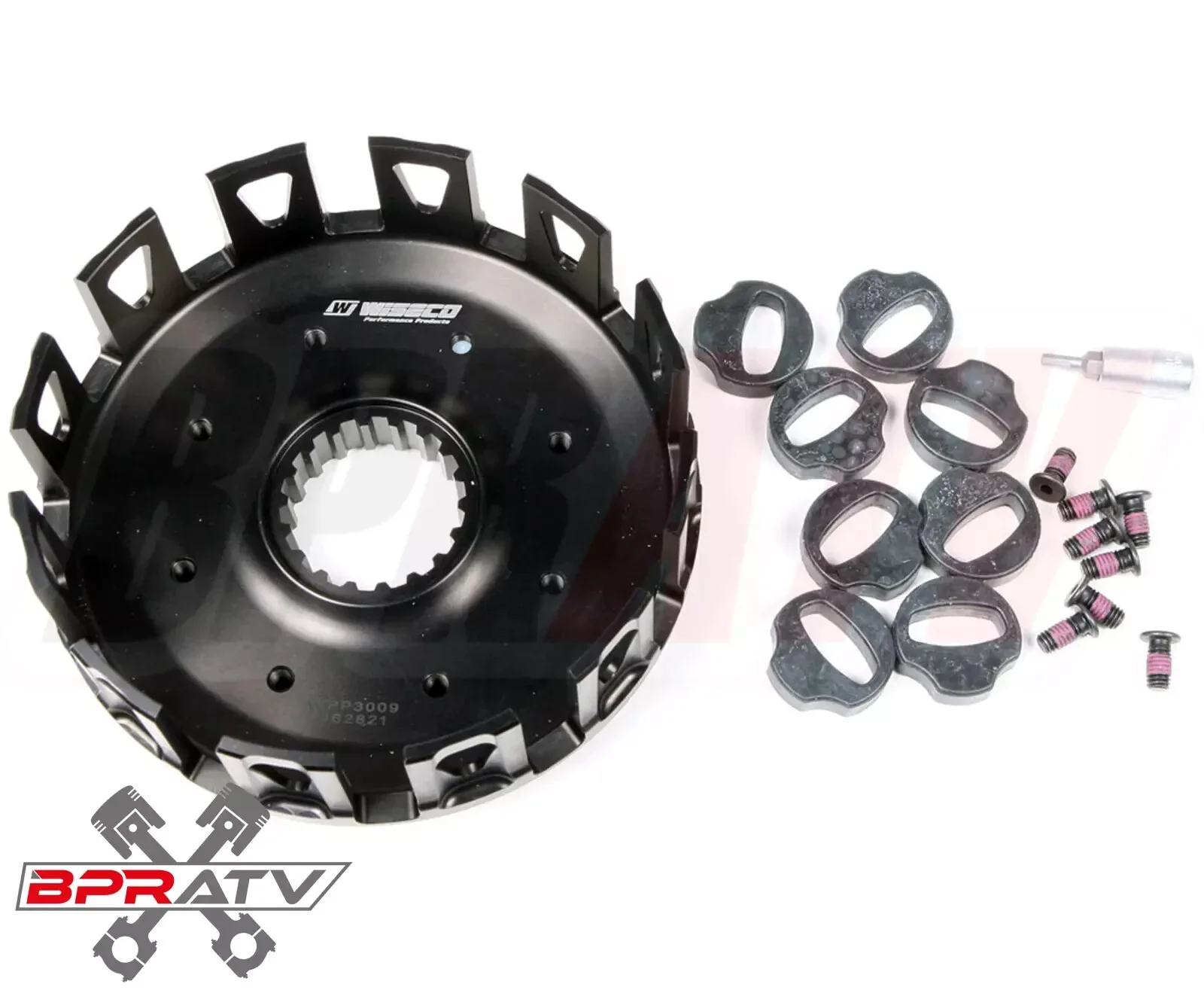 *05-25 Yamaha YZ125 YZ 125 Wiseco Forged Heavy Duty Clutch Basket Fibers Springs - Image 15