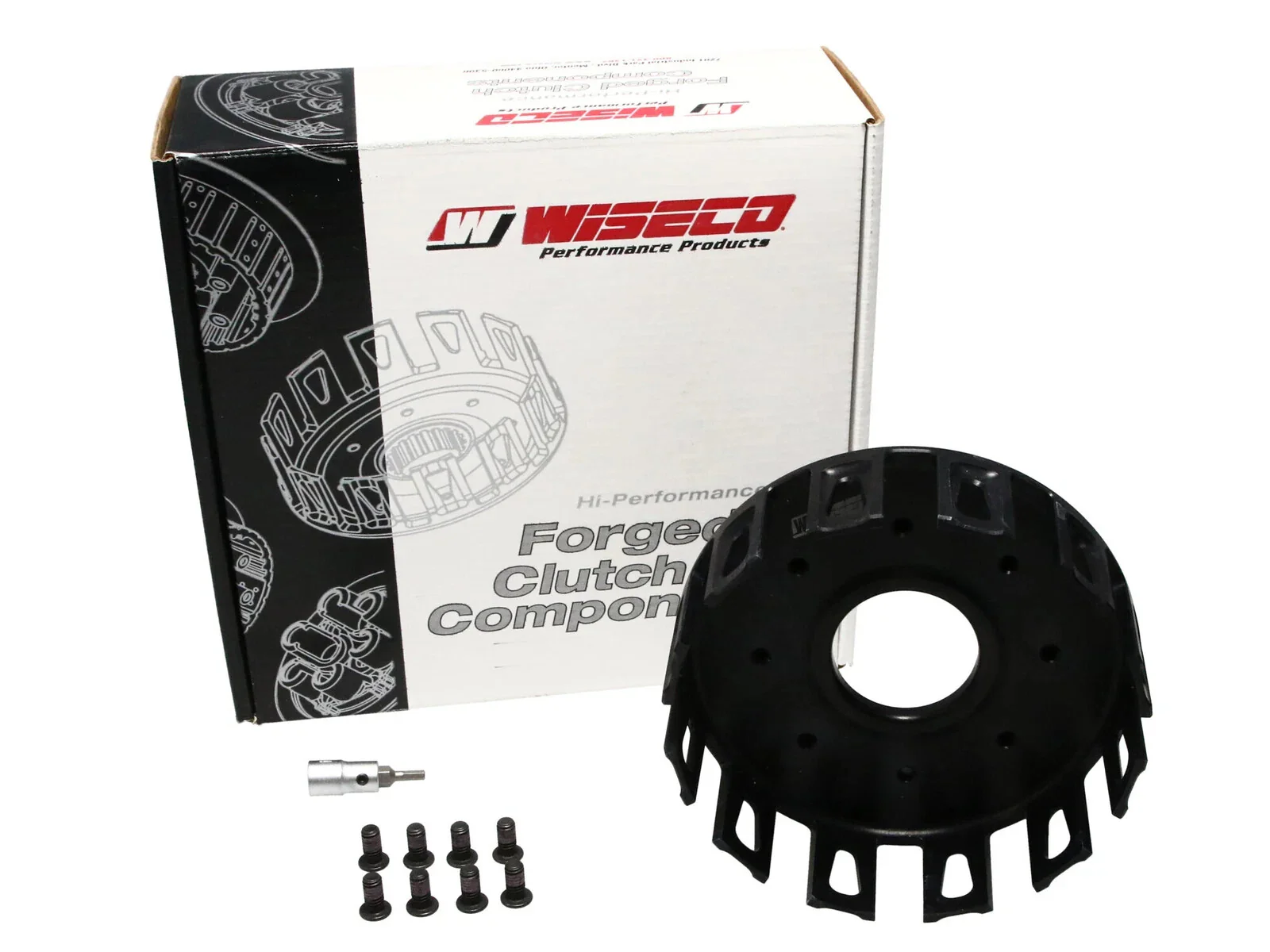 *05-25 Yamaha YZ125 YZ 125 Wiseco Forged Heavy Duty Clutch Basket Fibers Springs - Image 22