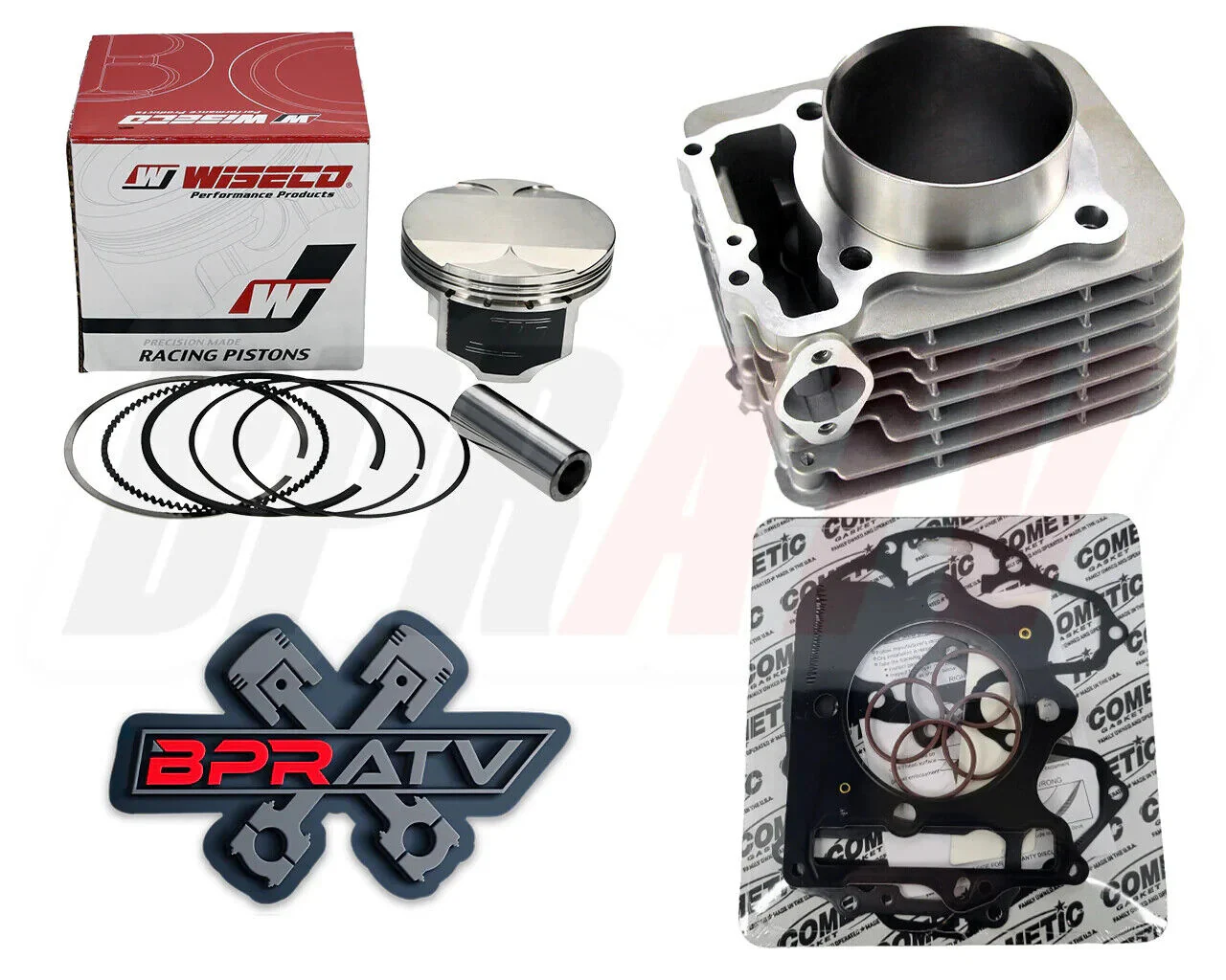 05+ Honda 400EX 400X 85mm Stock Bore Cylinder & Wiseco Piston Engine Rebuild Kit - Image 7