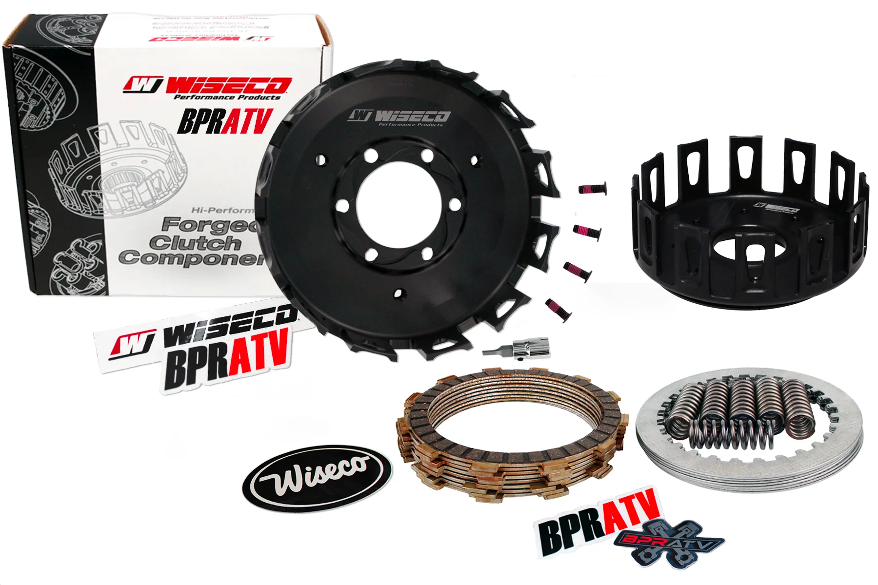 06 07 Polaris Outlaw 500 Wiseco Heavy Duty Forged Clutch Basket Fibers & Springs