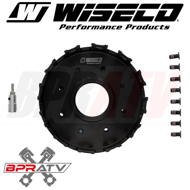 06 07 Polaris Outlaw 500 Wiseco Heavy Duty Forged Clutch Basket Fibers & Springs - Image 15
