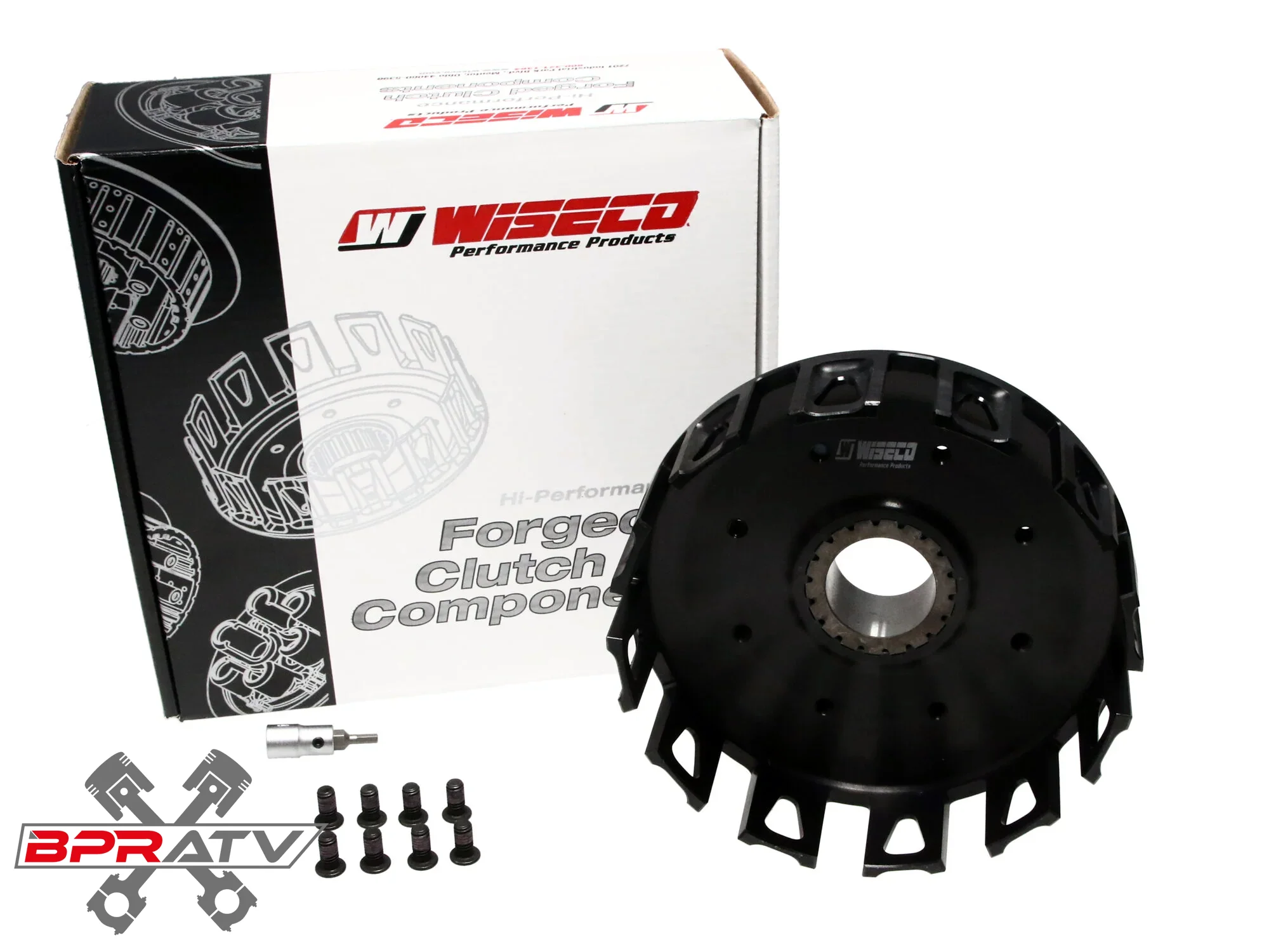 06 07 Polaris Outlaw 500 Wiseco Heavy Duty Forged Clutch Basket Fibers & Springs - Image 5