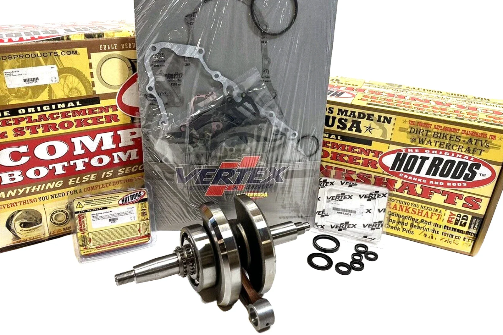 06-08 Raptor 700 780cc Big Bore Stroker Engine Rebuild Kit Hot Cams Wiseco JE CP - Image 15