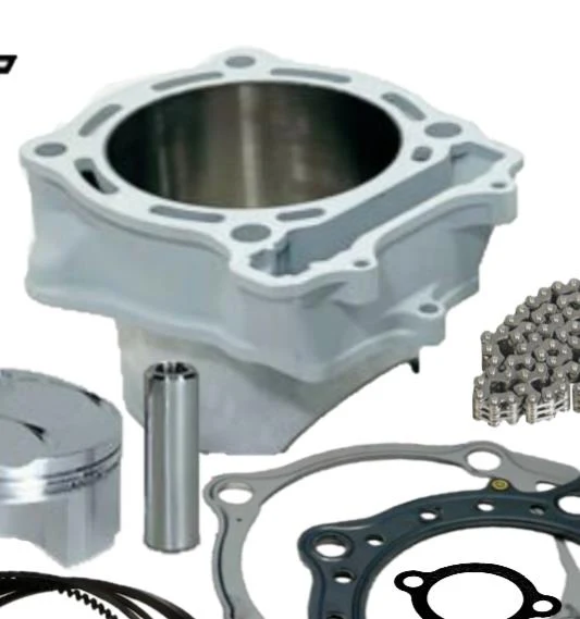 06-09 LTR450 Cylinder Piston Stock Standard Bore 95.5 Top End Rebuild Parts Kit - Image 2
