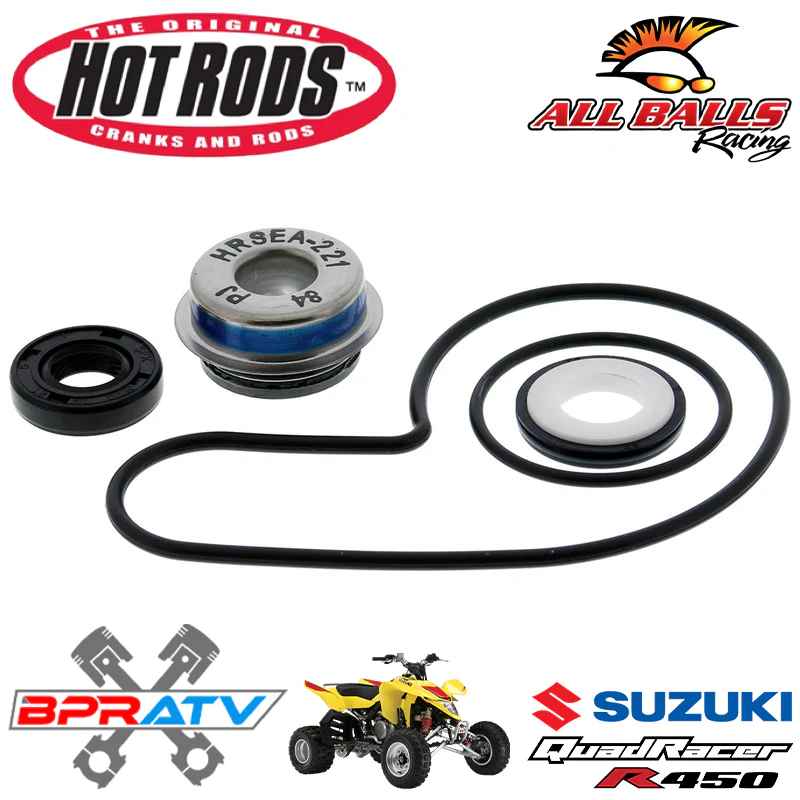 06-09 LTR450 LT-R 450 Hot Rods Water Pump Rebuild Kit Gasket Mech Seals WPK0043 - Image 2