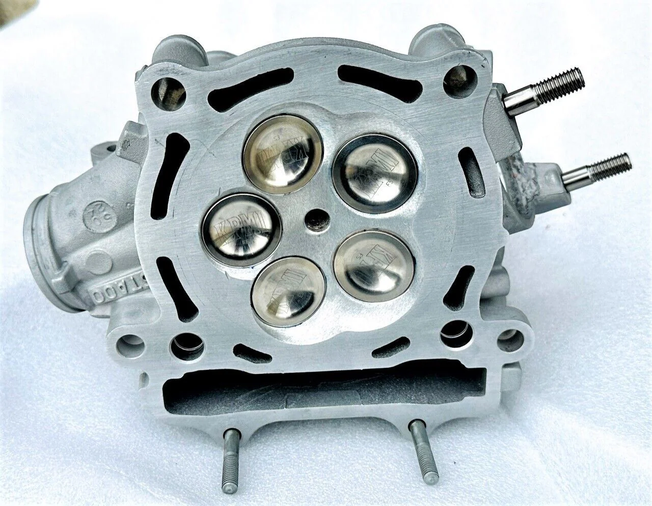 06-09 YZ450F Ported Assembled Cylinder Head Port Polish Kibblewhite Valve Spring