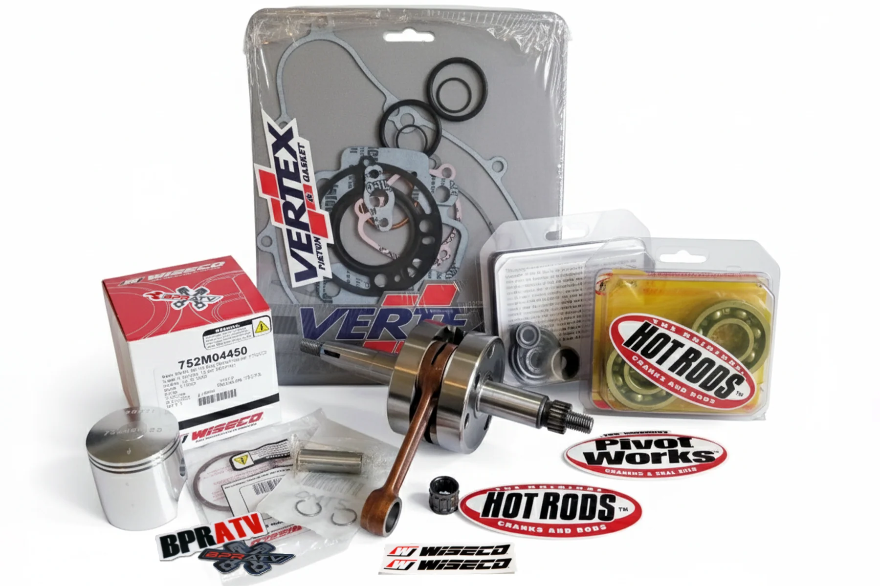 06-25 Kawasaki KX65 KX 65 Hot Rods Bottom End Rebuild Kit & Wiseco Piston Piston - Image 20