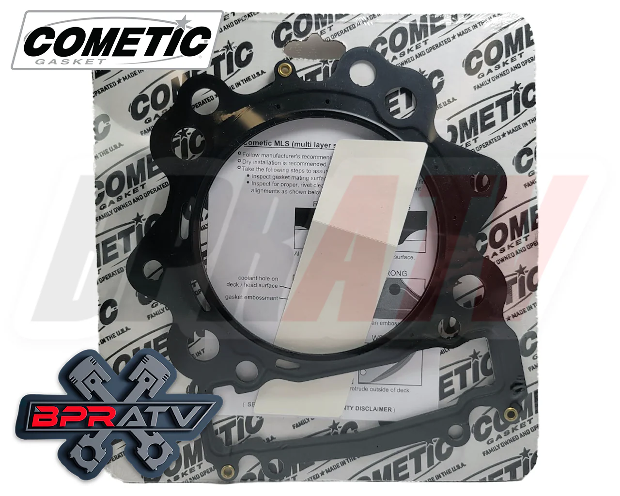 06-25 RAPTOR 700 105mm Big Bore Cylinder Cometic Top End Gasket Kit CP Piston - Image 15