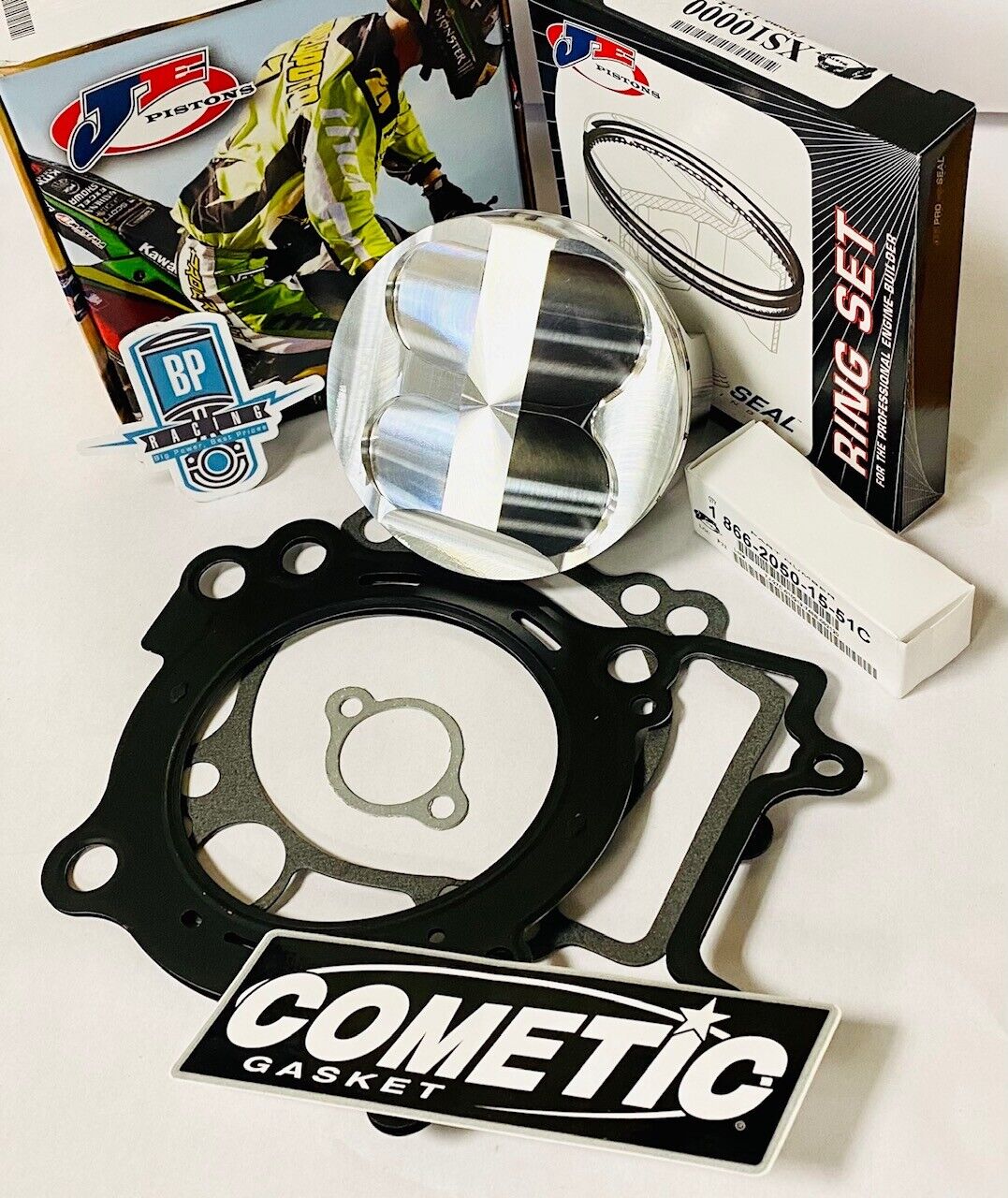 06+TRX 450R 450ER Hi Comp Big Bore Kit 100m Cylinder 13:1 Piston Top End Rebuild - Image 3