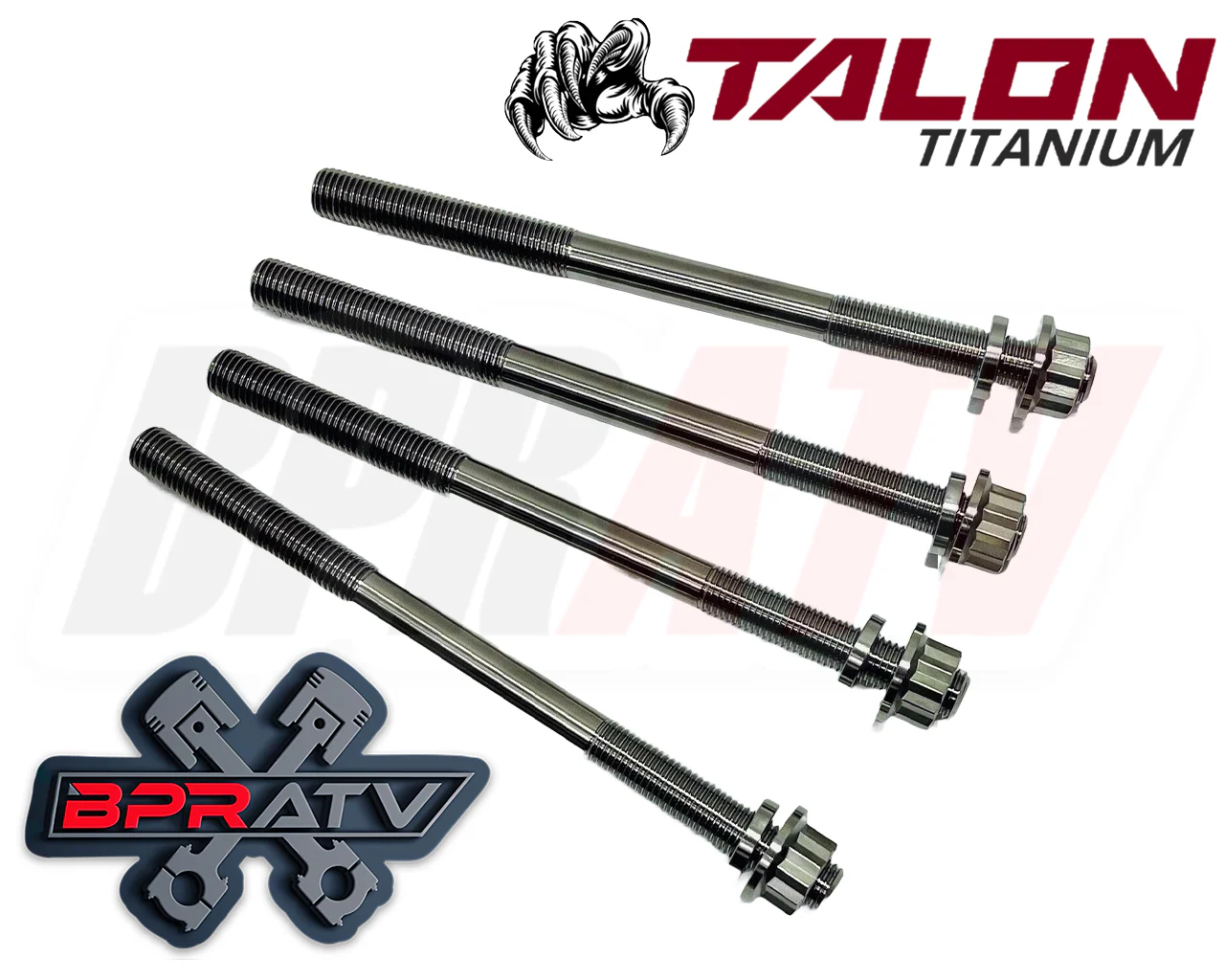 06+ TRX 450R 450ER Titanium Cylinder Studs Ti Crankcase Head Stud Kit Head Bolts - Image 7