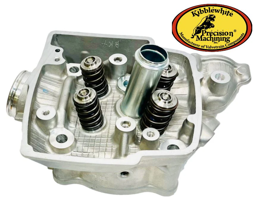 06+ TRX450R Ported +1 Cylinder Head Assembly Assembled +1 Head Kibblewhite Valve - Image 2