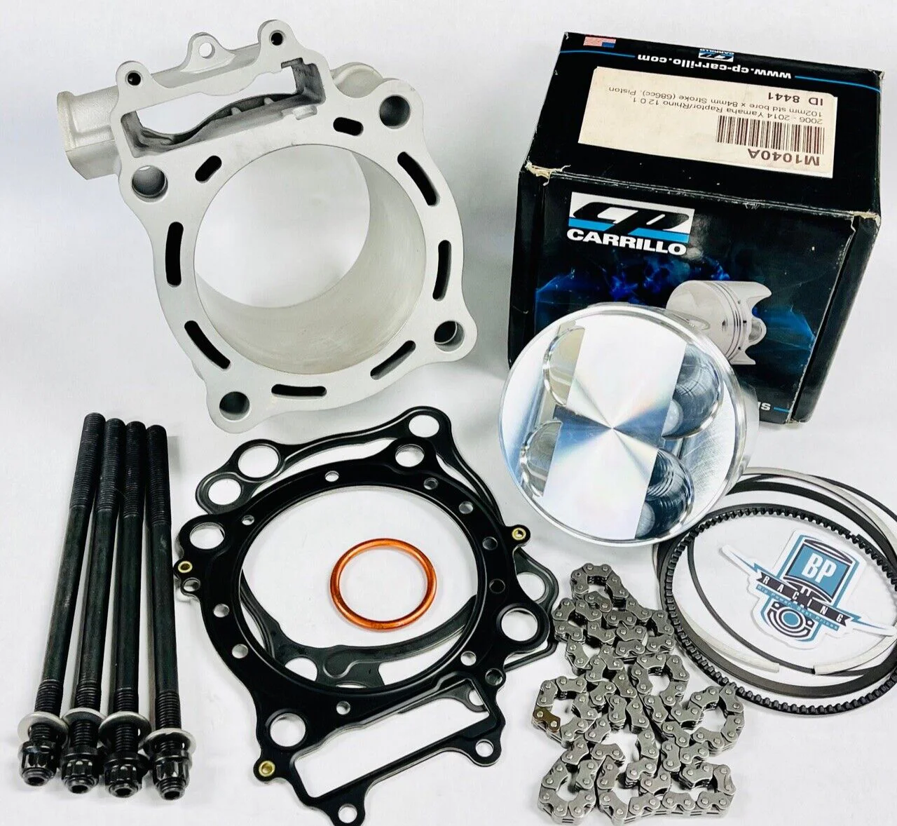 06+ TRX450R TRX 450R 100mm Big Bore Kit Cylinder +4mm JE CP Top End Rebuild Kit - Image 10