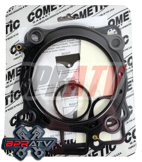 06+ TRX450R TRX 450R 96mm 96 13.5:1 Stock Bore CP Race Piston Cometic Gaskets - Image 8