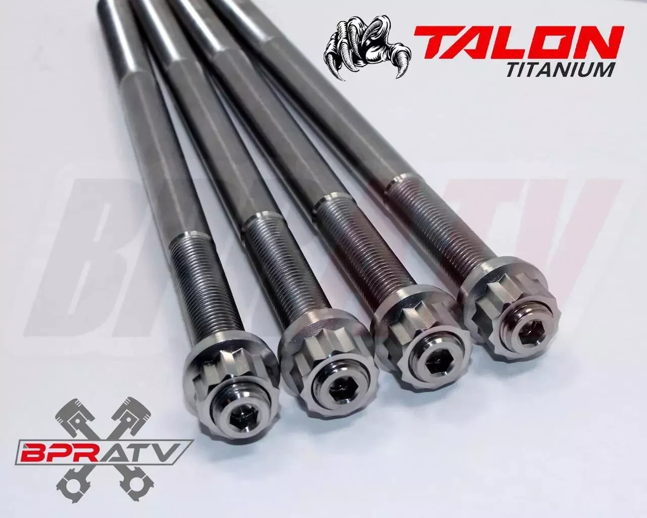 06+ TRX450R TRX 450R Cylinder Head Studs Stud Kit Heavy Duty After Market Bolts - Image 15